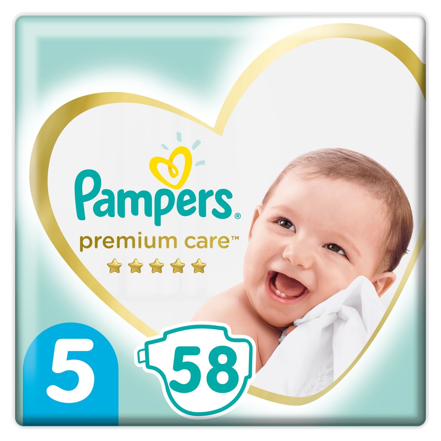 Svět dětí - Pampers Premium Care velikost 5 plenka 11kg-16kg, 58 ks