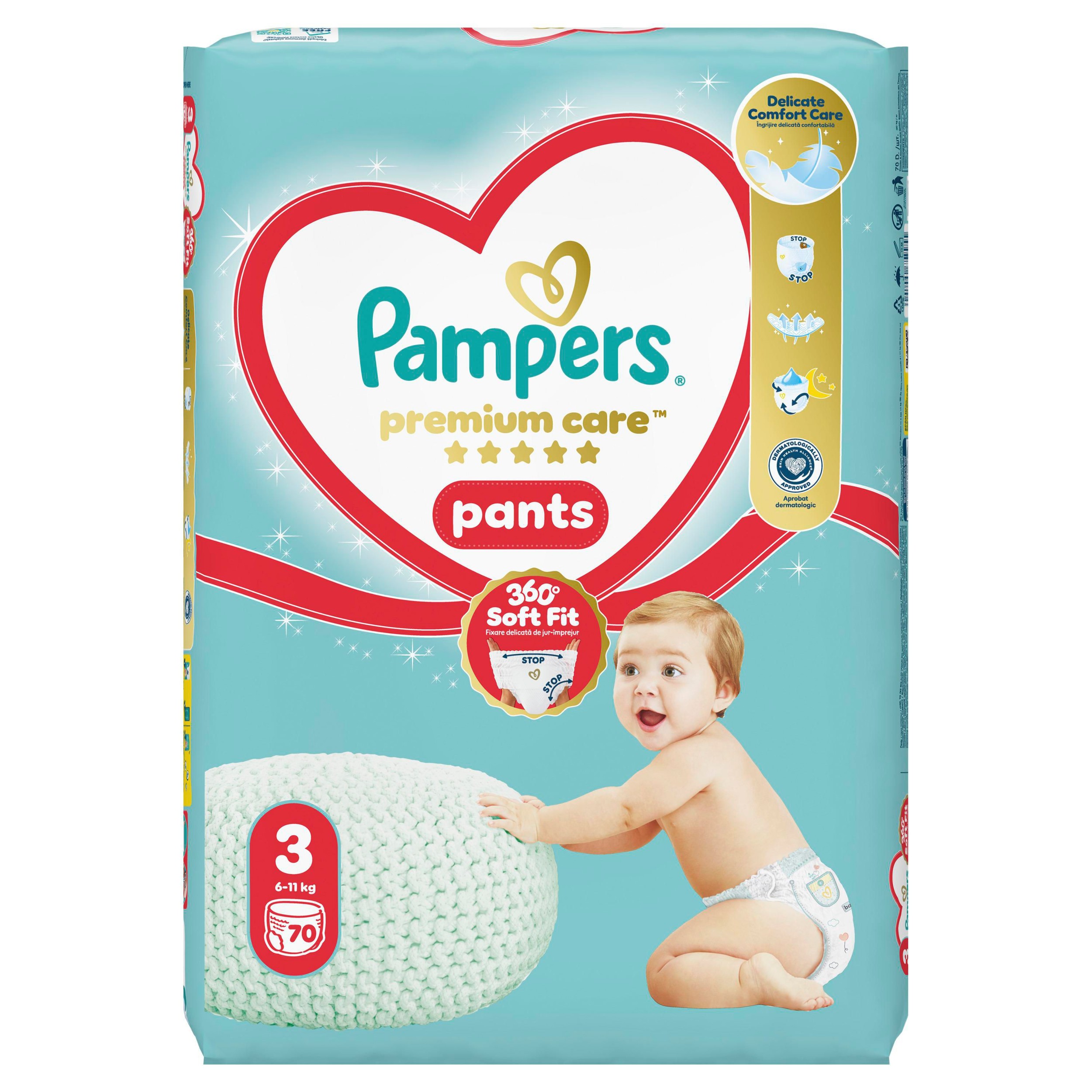 Svět dětí - Pampers Premium Pants vel. 3, 70ks
