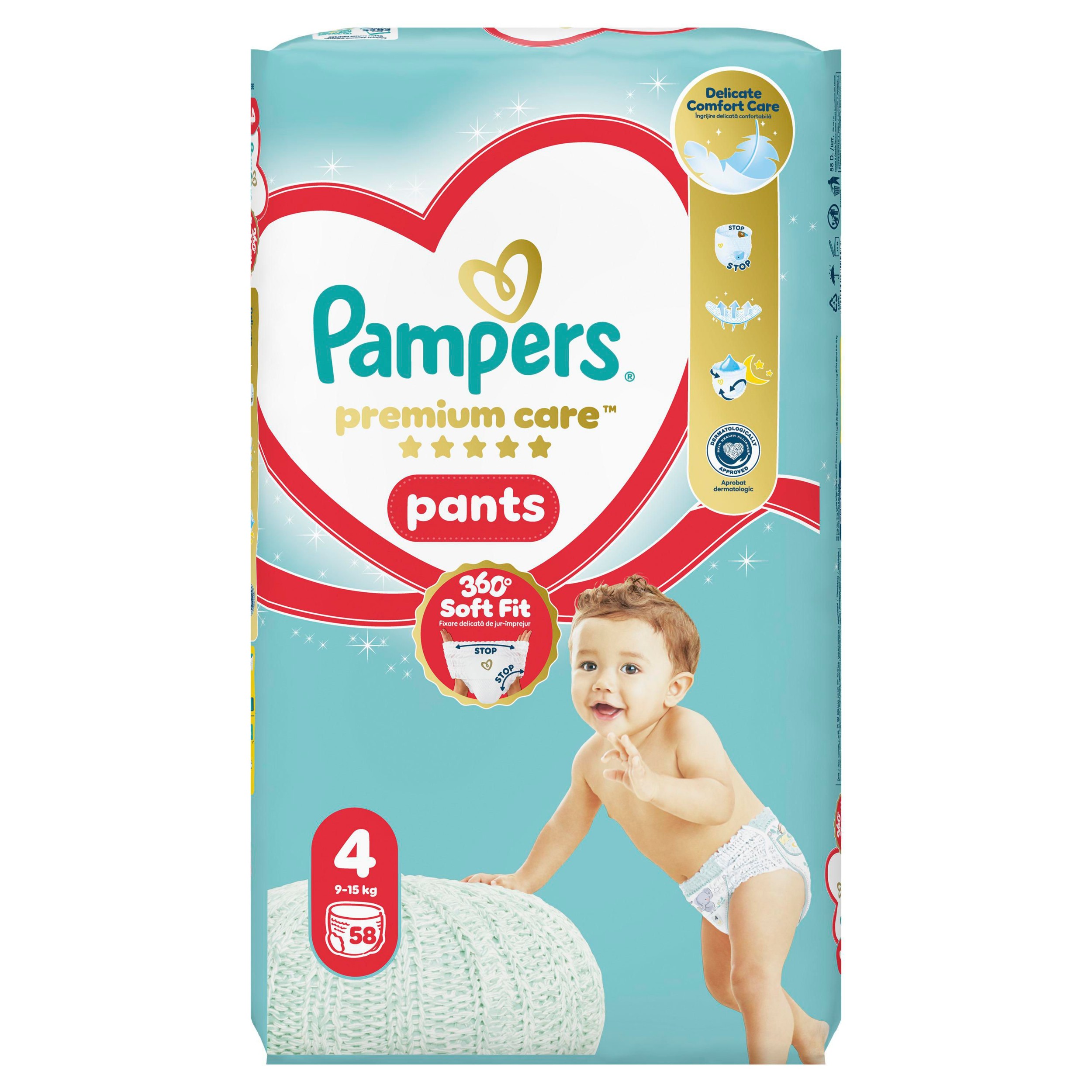 Svět dětí - Pampers Premium Pants vel. 4, 58ks