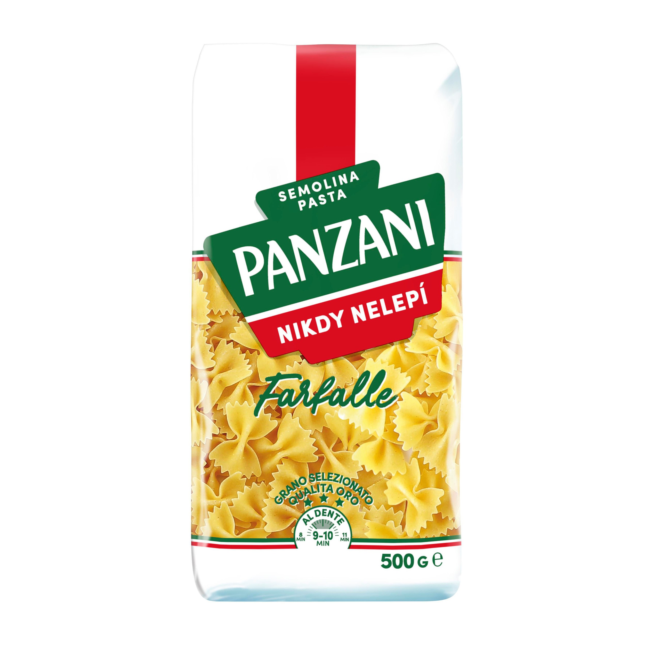 Trvanlivé potraviny - Panzani Farfalle 500 g
