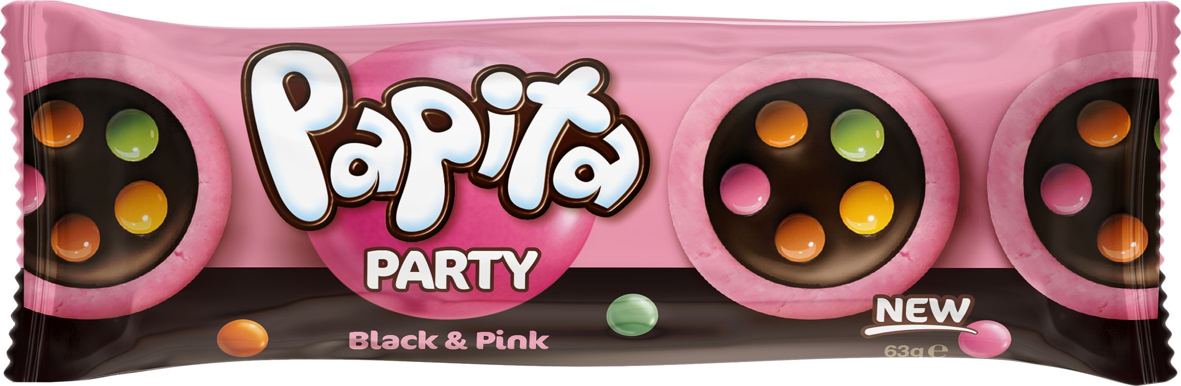 Trvanlivé potraviny - Papita Party Sušenka Pink 63g