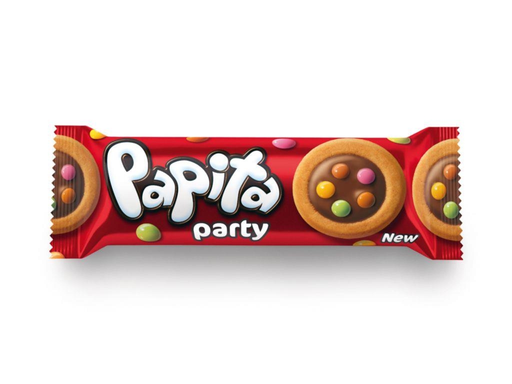 Trvanlivé potraviny - Papita Party Sušenka s mléčnou čokoládou 63g