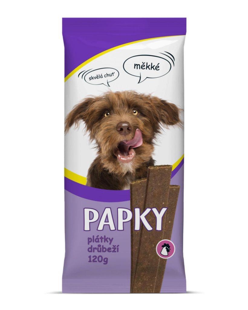 Svět zvířat - Papky drůbeží plátky 120 g