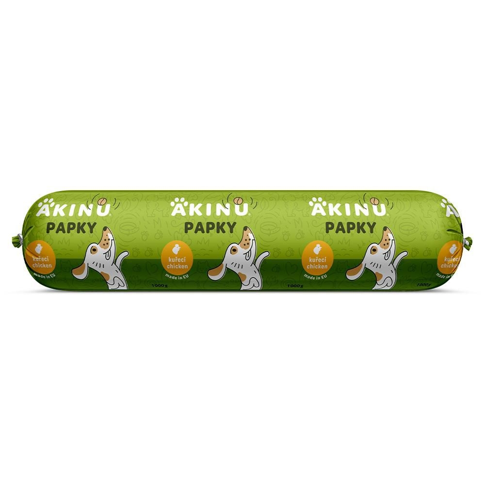 Svět zvířat - Papky Kuřecí salám krmivo pro psy 1000g