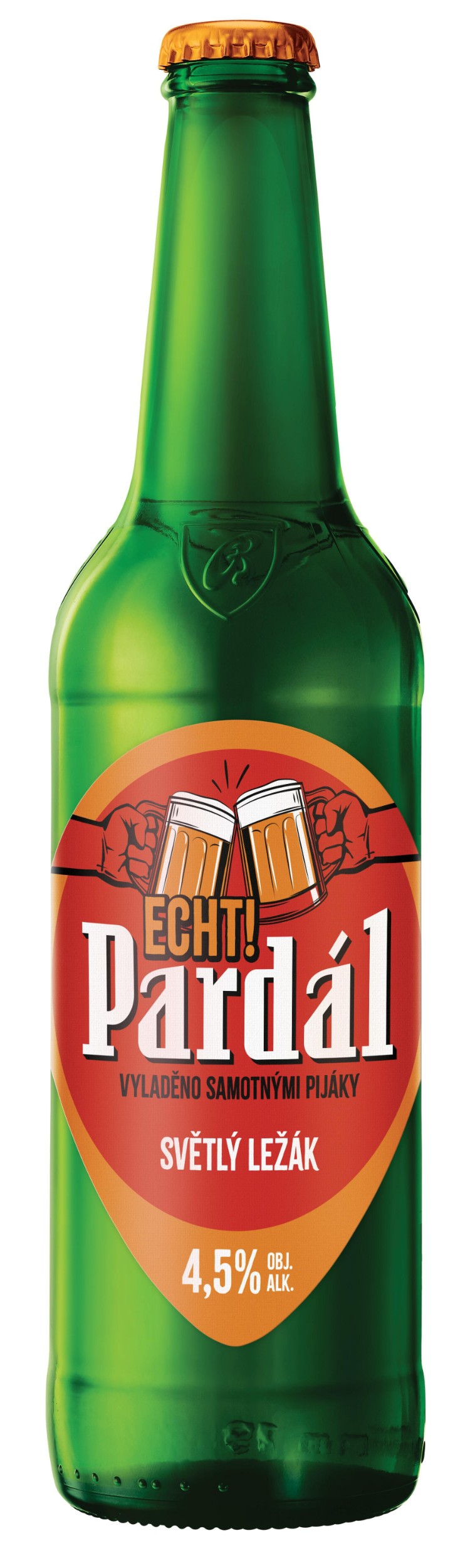Nápoje - Pardál Echt světlý ležák 11° pivo 0,5 l