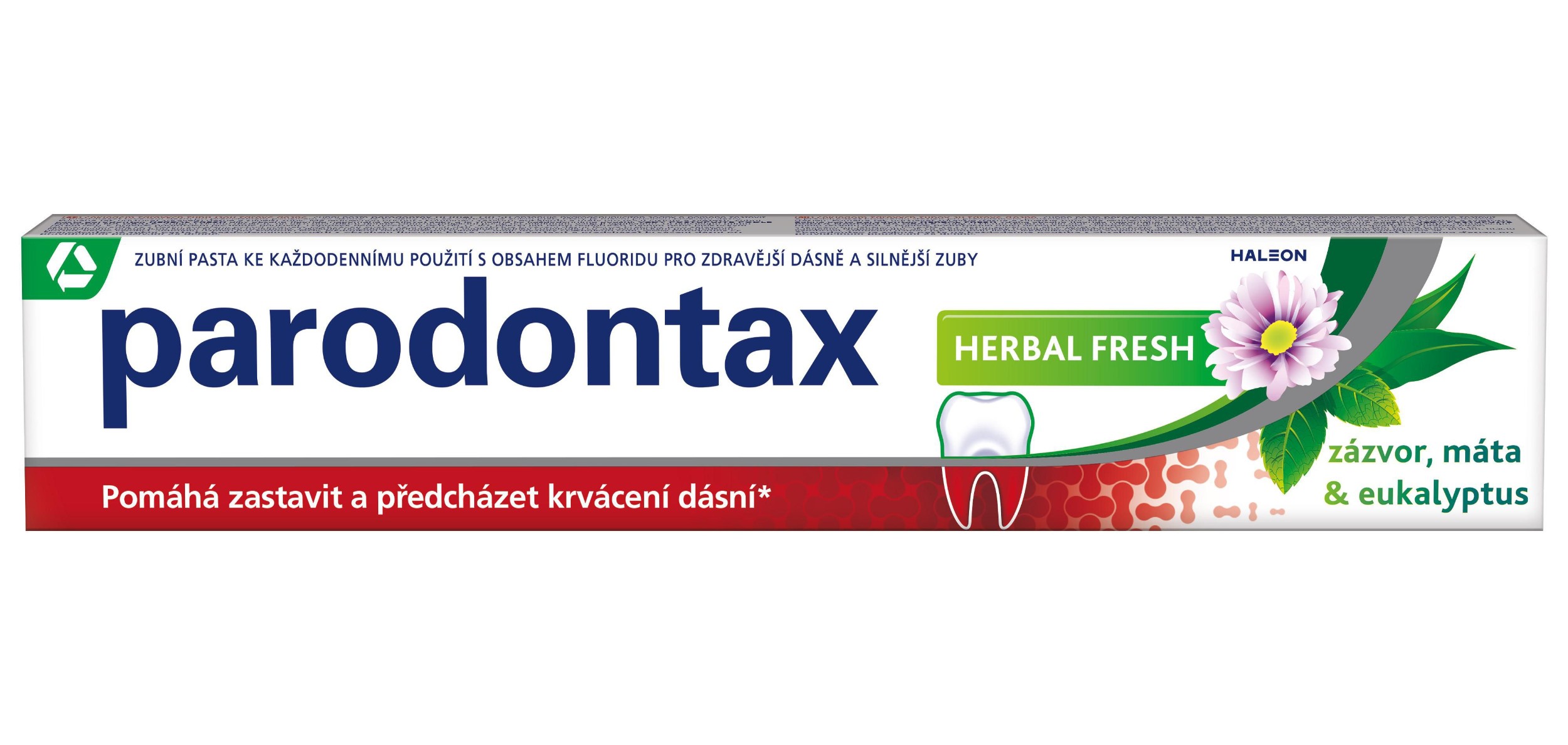 Drogerie a kosmetika - Parodontax Herbal Fresh zubní pasta 75 ml