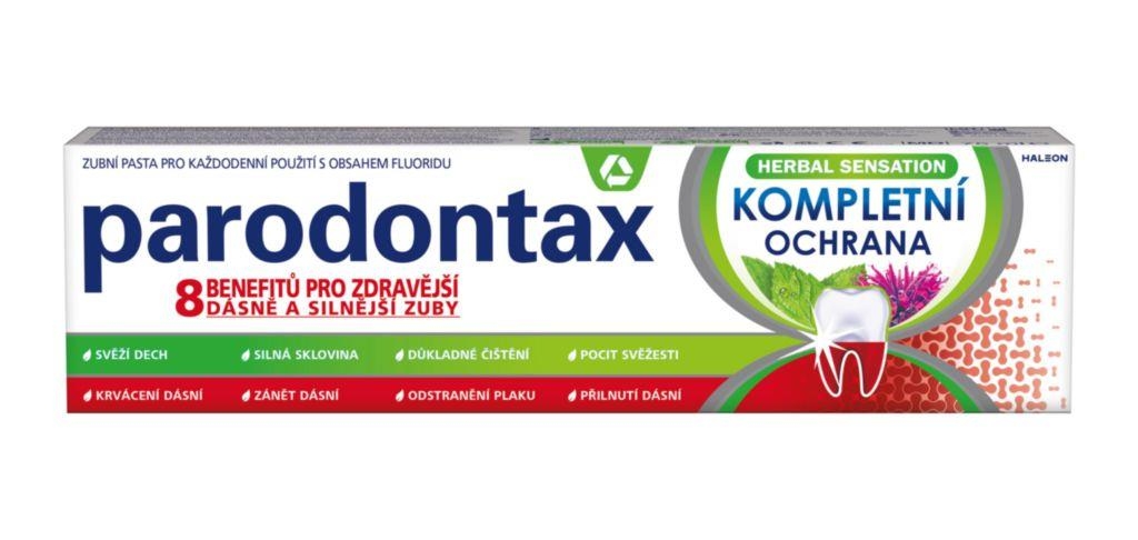 Drogerie a kosmetika - Parodontax Kompletní ochrana herbal 75ml