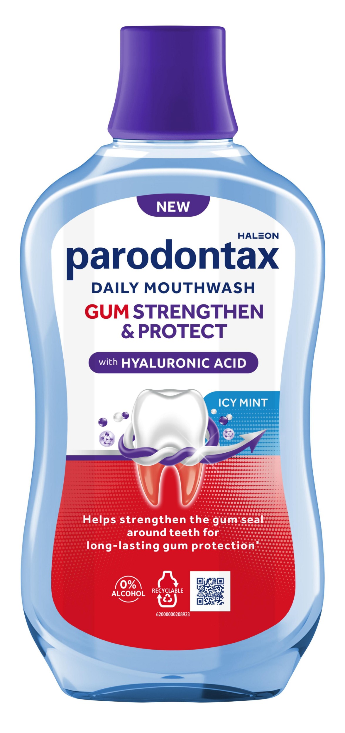 Drogerie a kosmetika - Parodontax Posílení a ochrana dásní Icy Mint UV 500ml