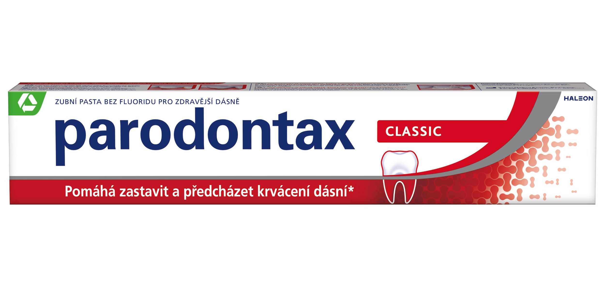 Drogerie a kosmetika - Parodontax Zubní pasta bez fluoridu proti krvácení dásní a při parodontóze 75 ml