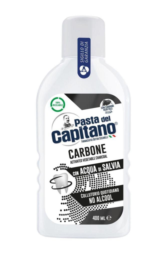 Drogerie a kosmetika - Pasta del Capitano Ústní voda Carbone 400ml