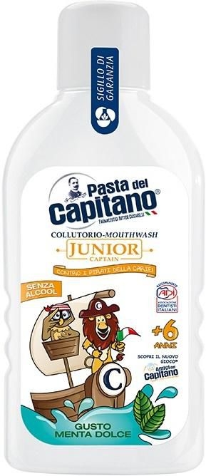 Drogerie a kosmetika - Pasta del Capitano Ústní voda Junior 6+ 400ml