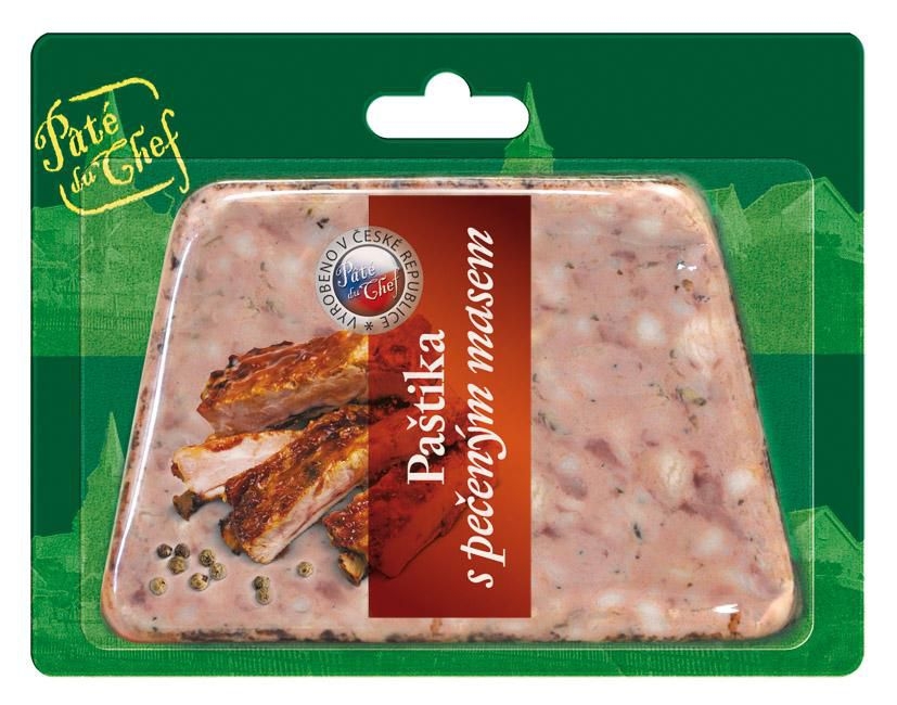 Trvanlivé potraviny - Paté Du Chef Paštika s pečeným masem 125 g