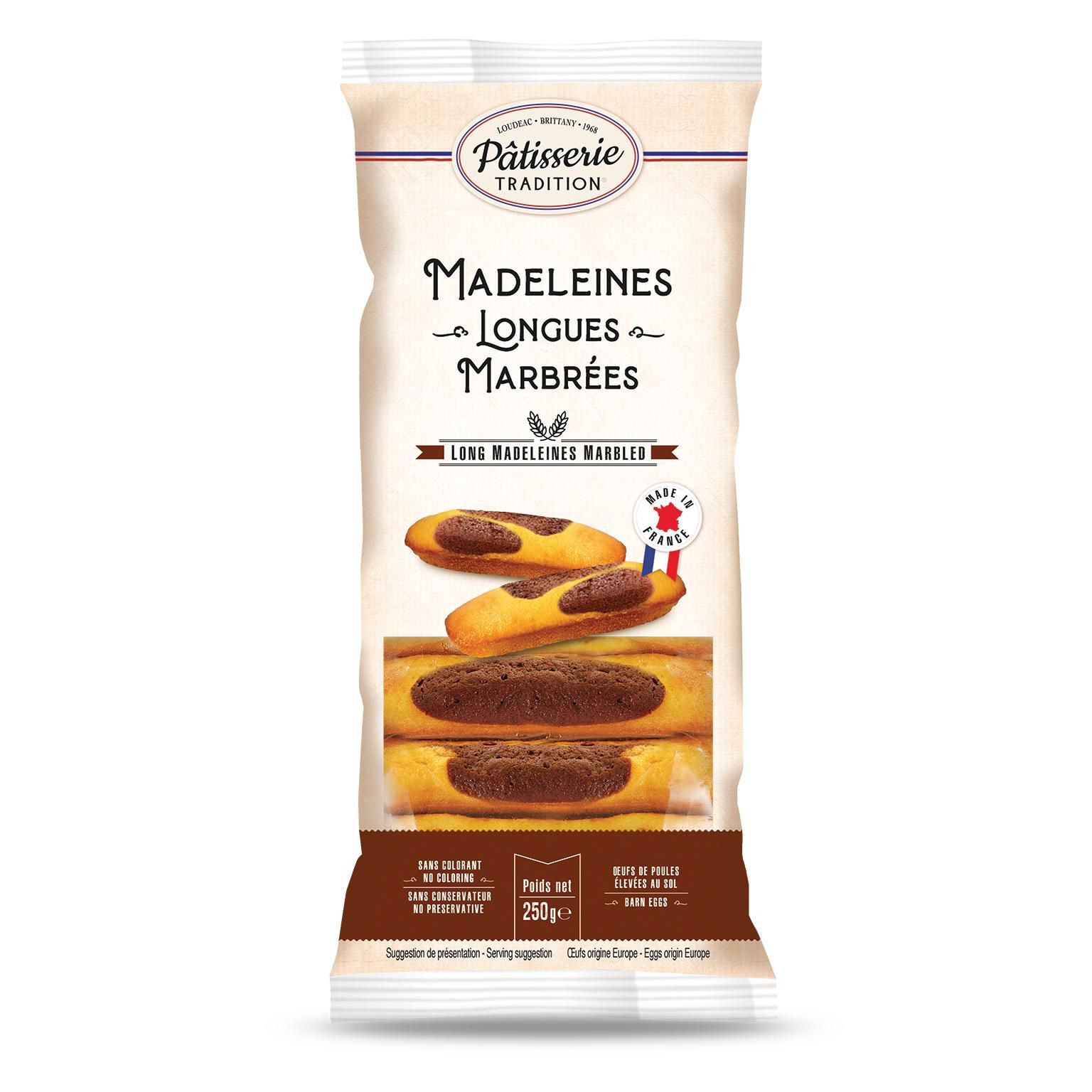Trvanlivé potraviny - Patisserie Tradition Madlenky mramorové 250g