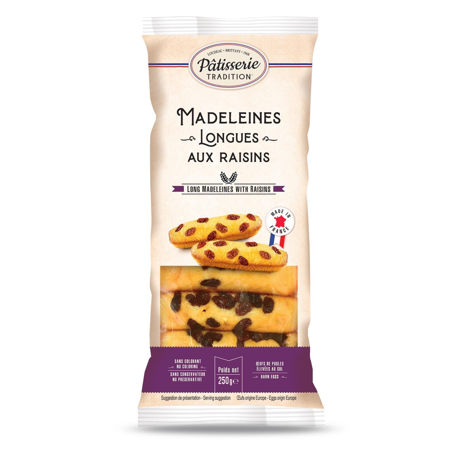 Trvanlivé potraviny - Patisserie Tradition Madlenky s rozinkami 250g