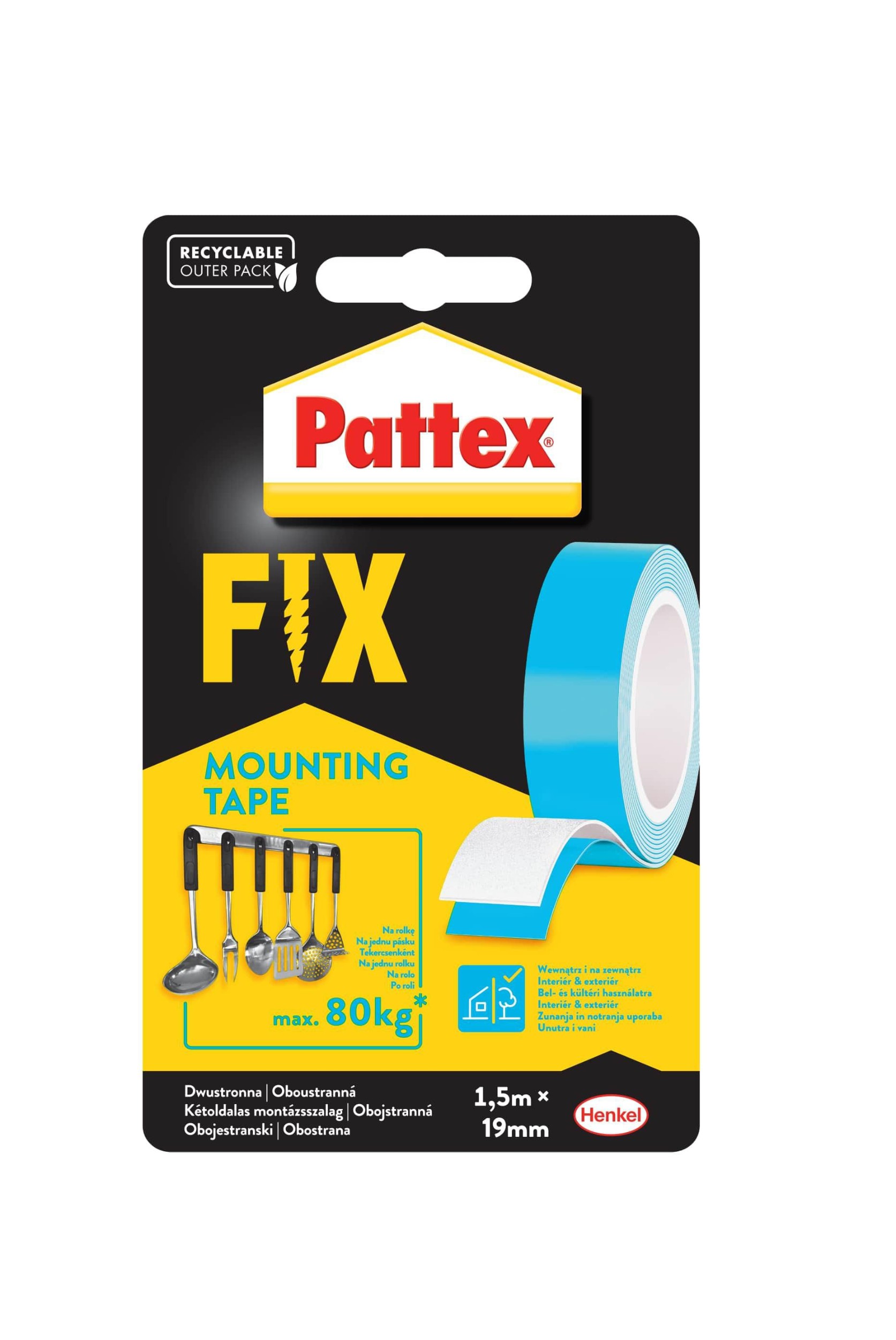 Domácnost a Zahrada - Pattex Páska Super Fix 1,5 m
