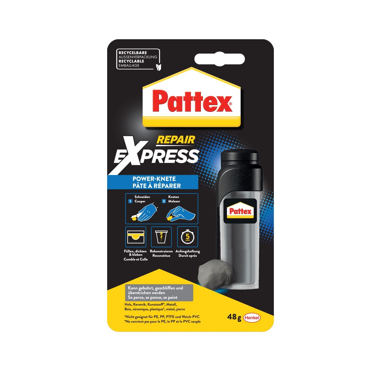 Domácnost a Zahrada - Pattex Repair Express kov 48g
