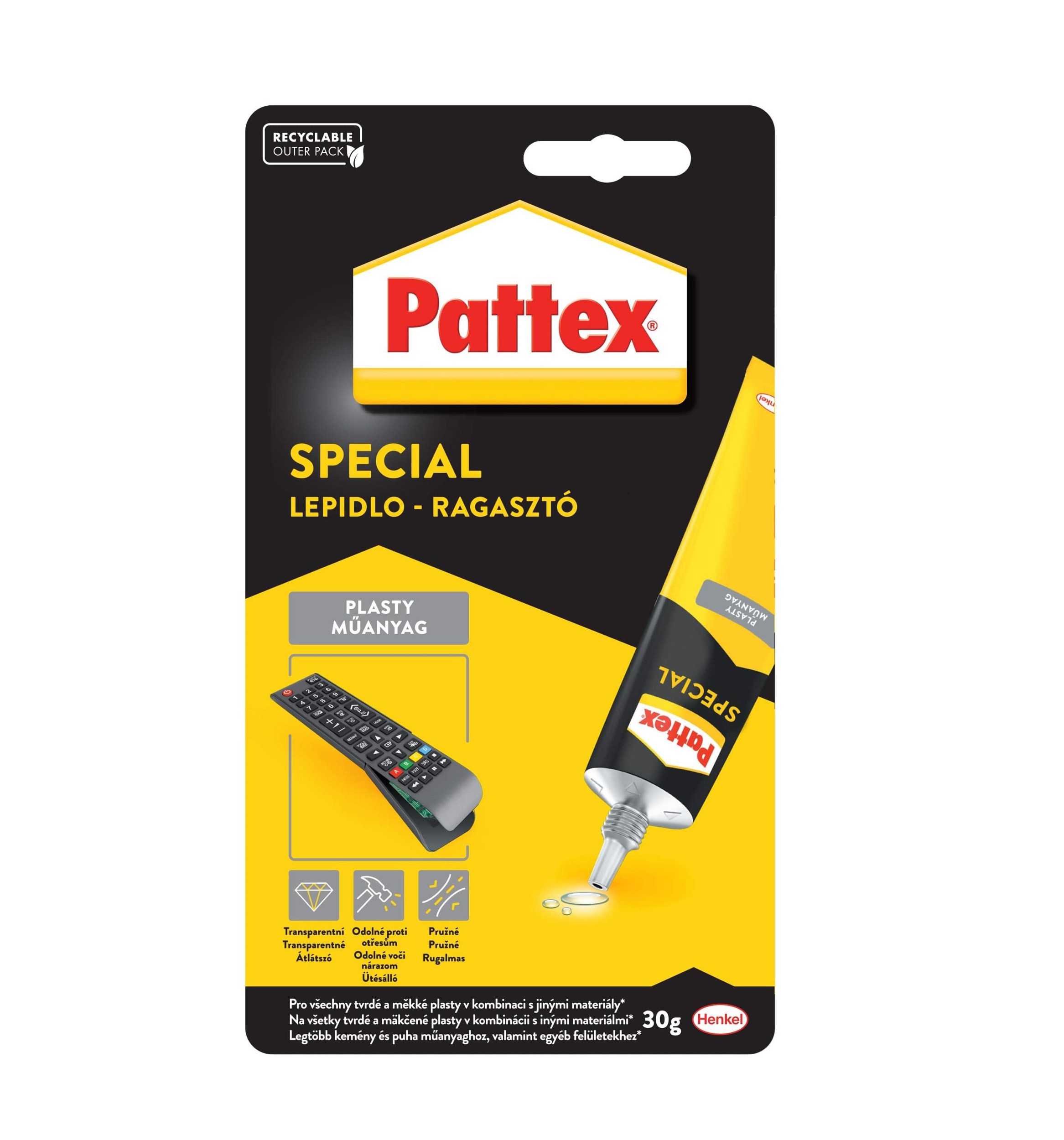 Domácnost a Zahrada - Pattex Repair Speciální plasty 30 g