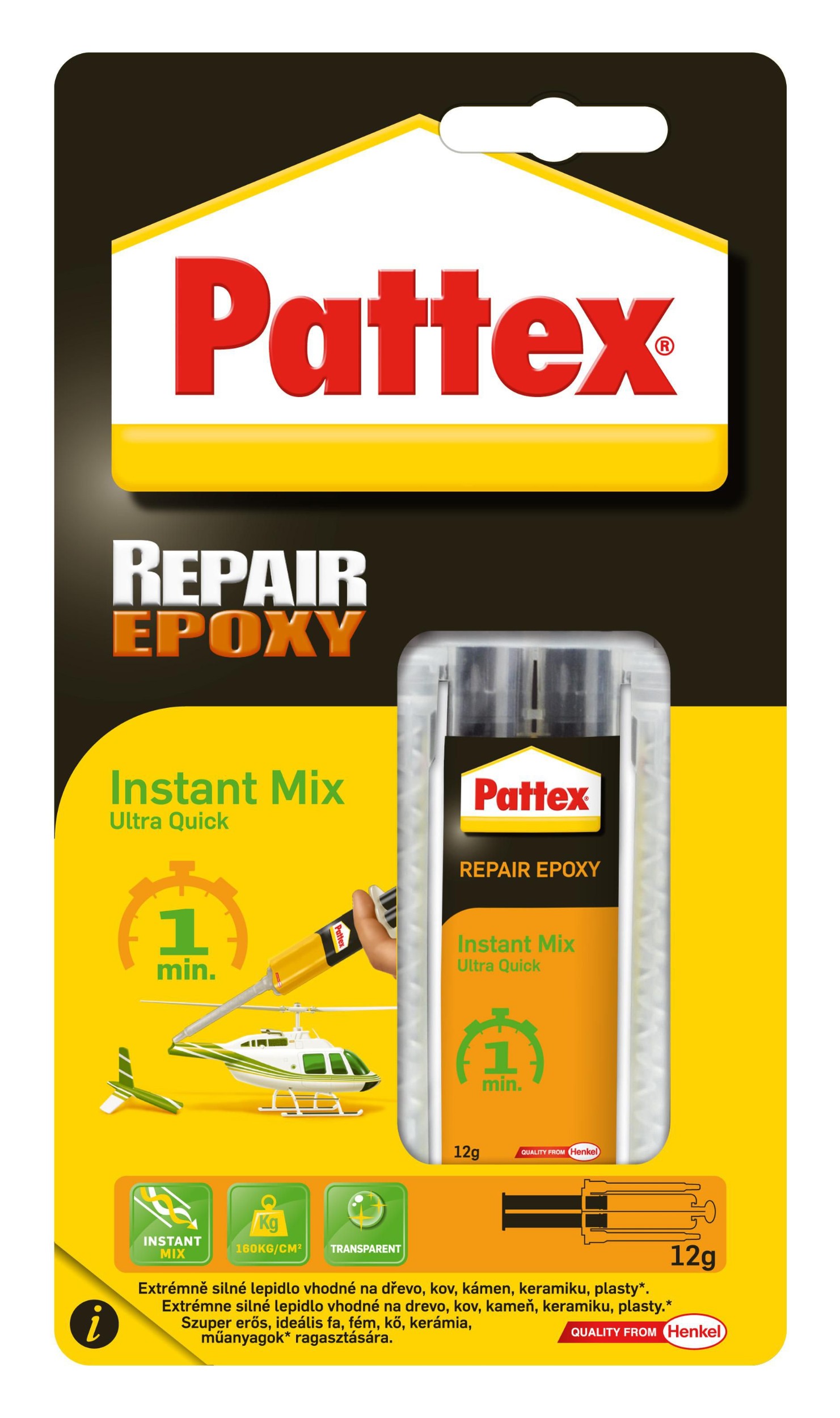 Domácnost a Zahrada - Pattex Repair Uni 1 minutové 11 ml