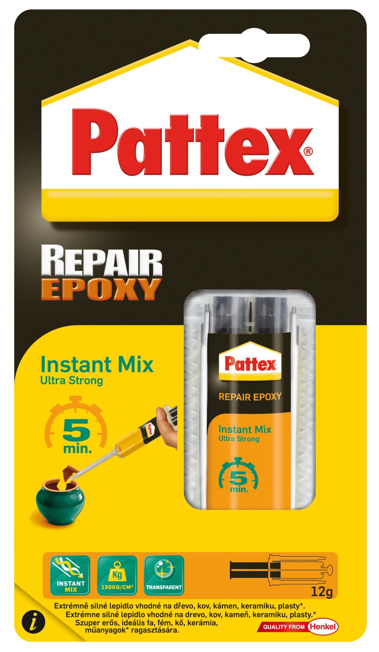 Domácnost a Zahrada - Pattex Repair Uni 5 minutové 11 ml