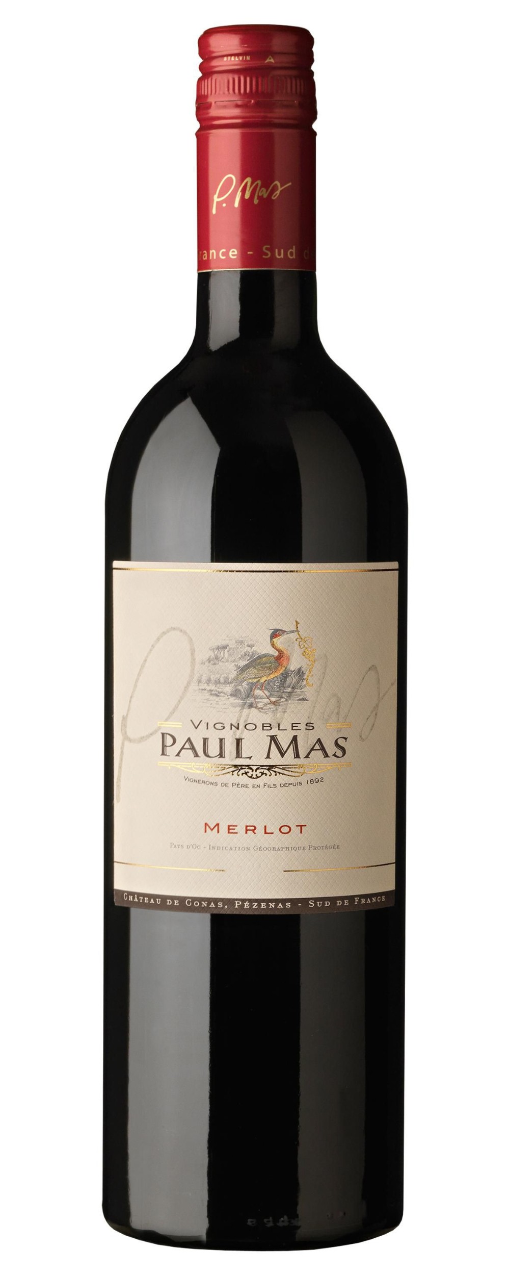Nápoje - Paul Mas Merlot 750 ml
