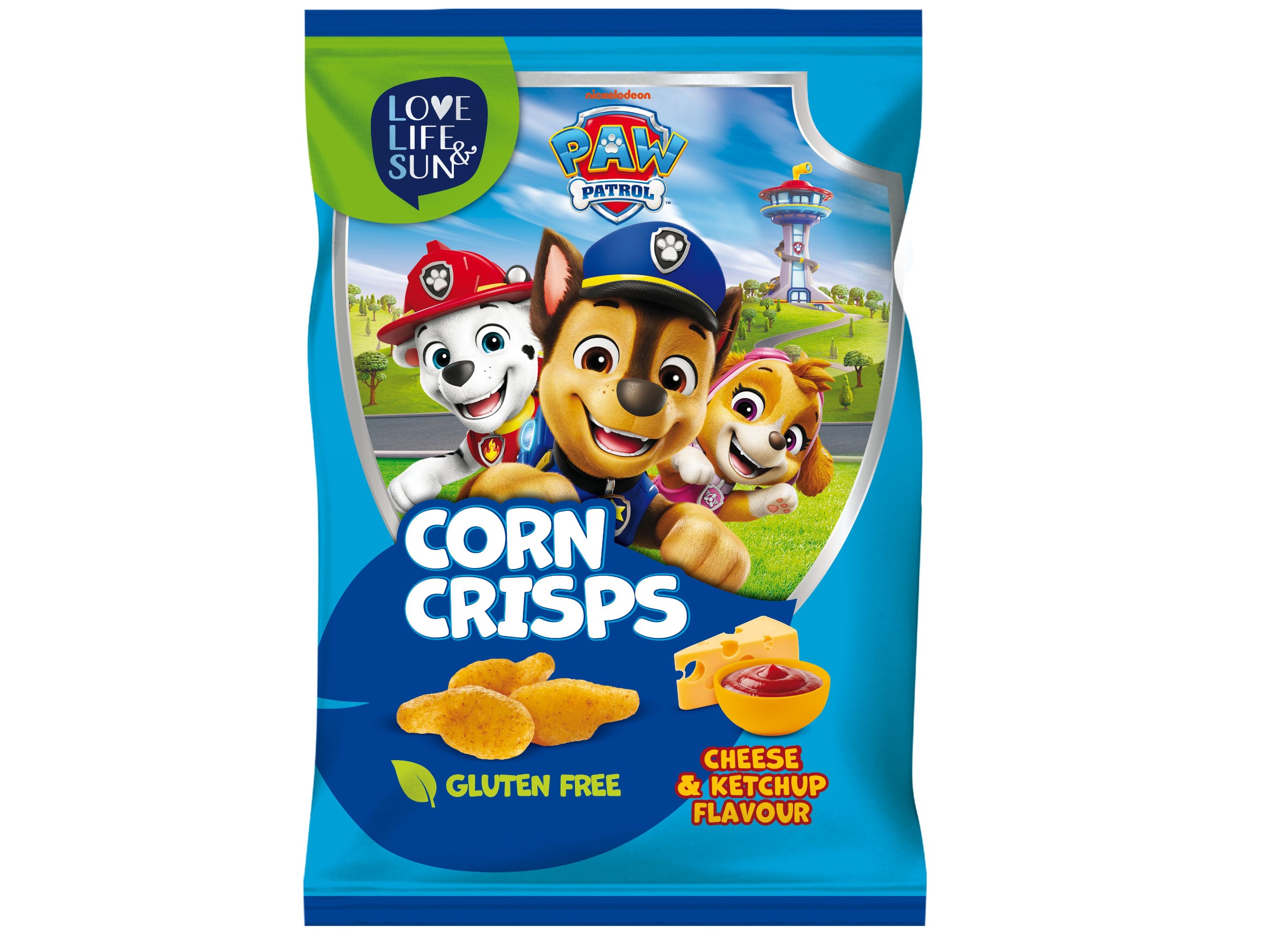 Zdravý svět - PAW PATROL Corn Crisps Ketchup&Cheese flavour 50g