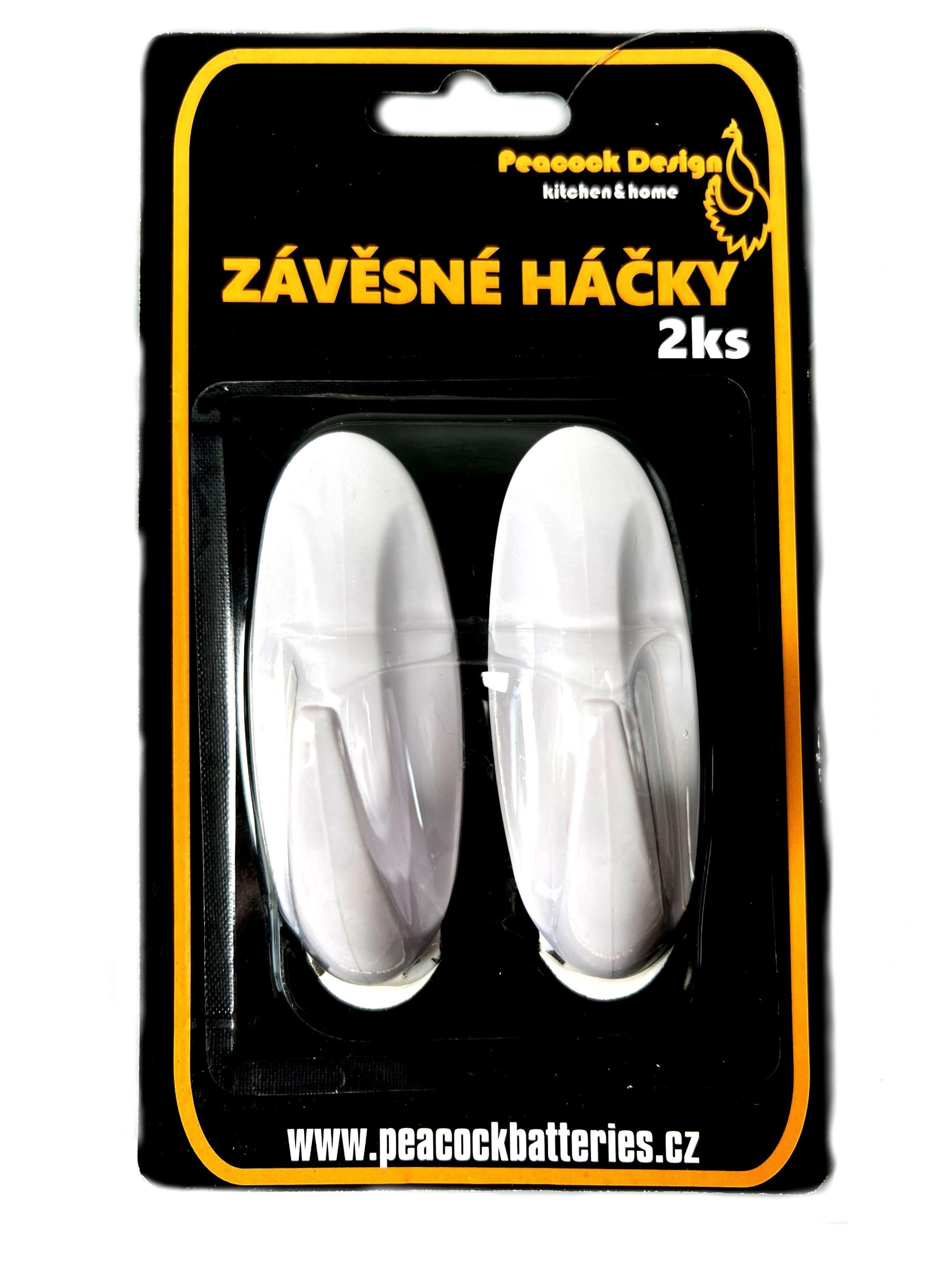 Domácnost a Zahrada - Peacock Batteries Závěsné háčky 2ks