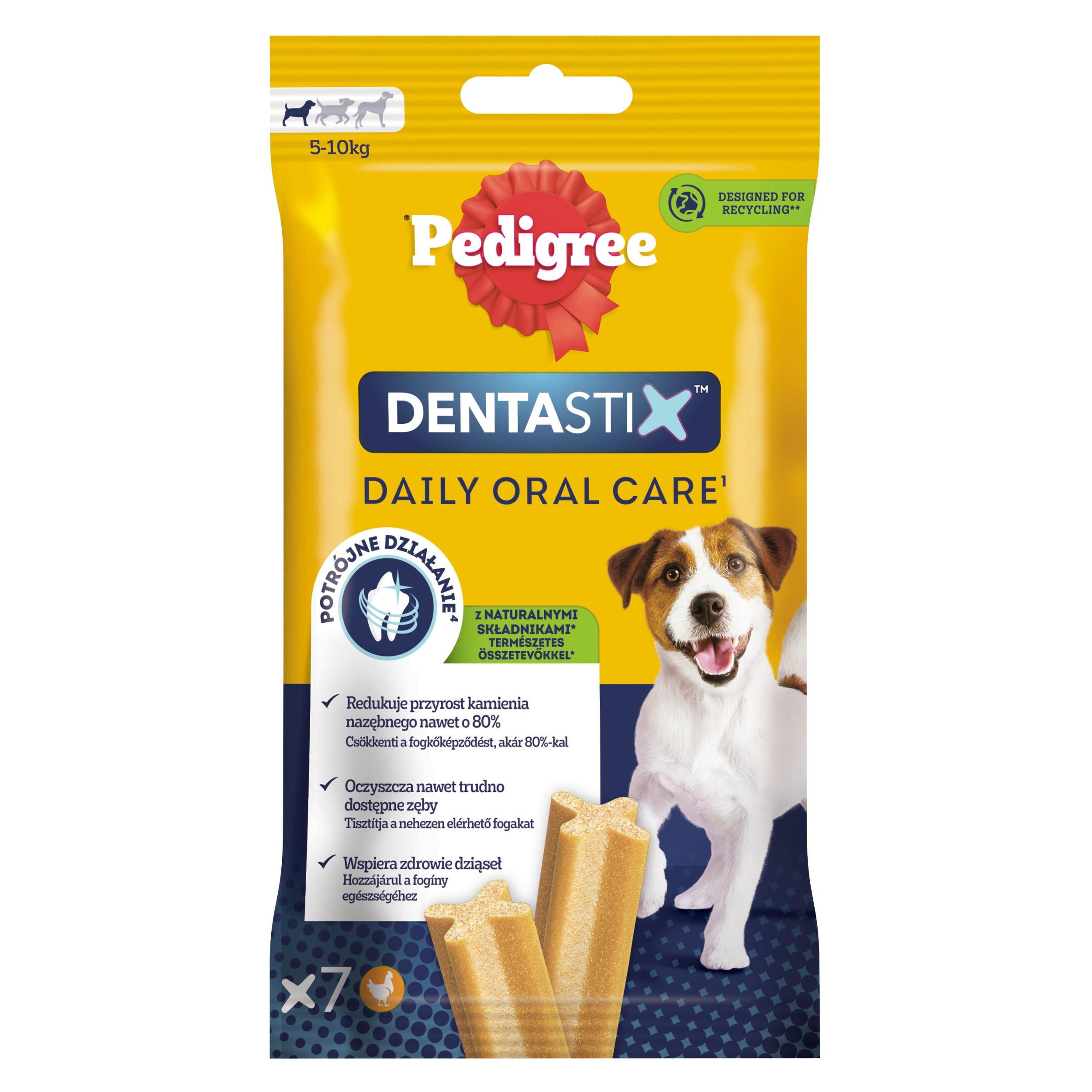 Svět zvířat - Pedigree DentaStix mini 5-10kg 7 tyčinek 110 g