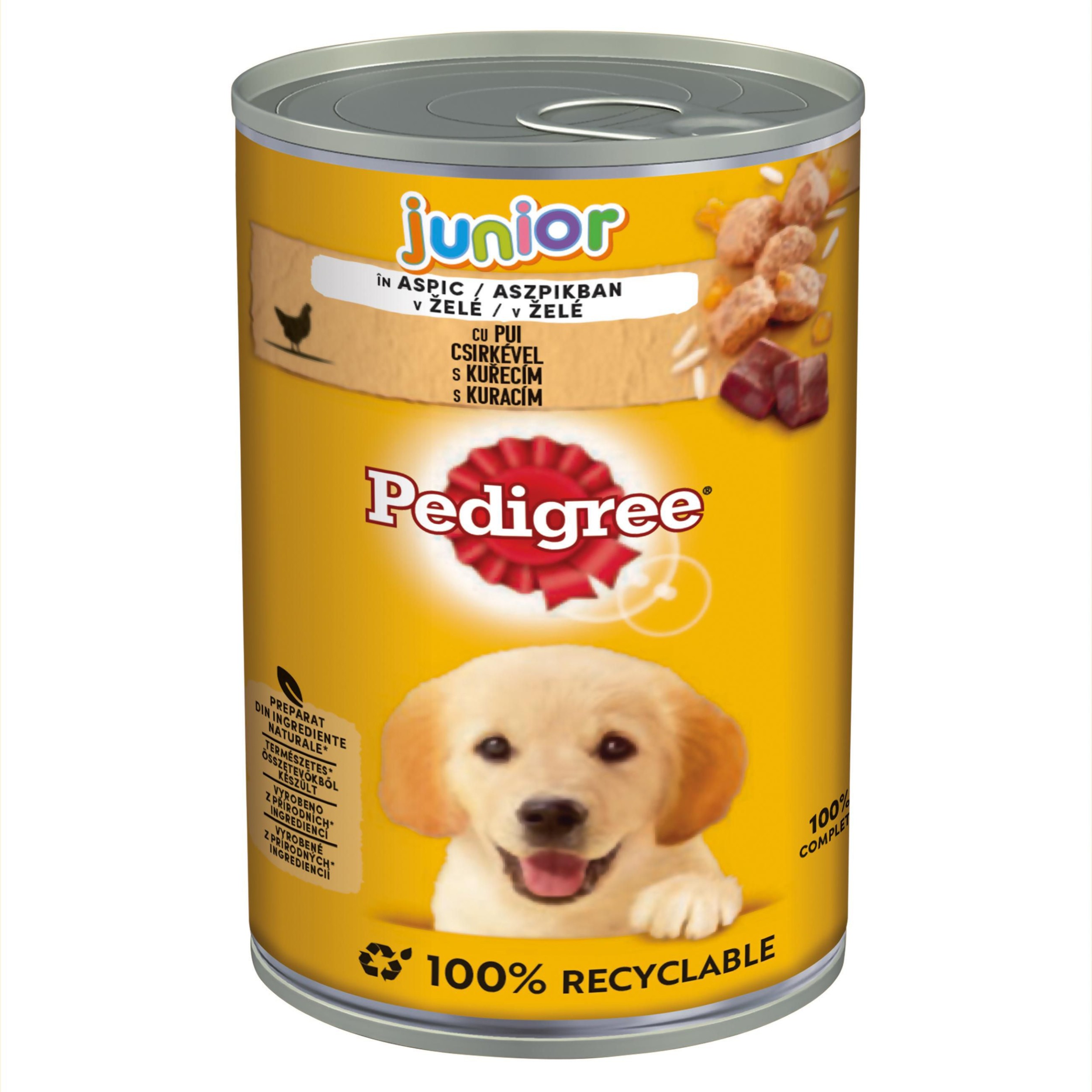 Svět zvířat - Pedigree Junior Kuřecí maso v želé kompletní krmivo pro rostoucí psy a štěňata 400 g