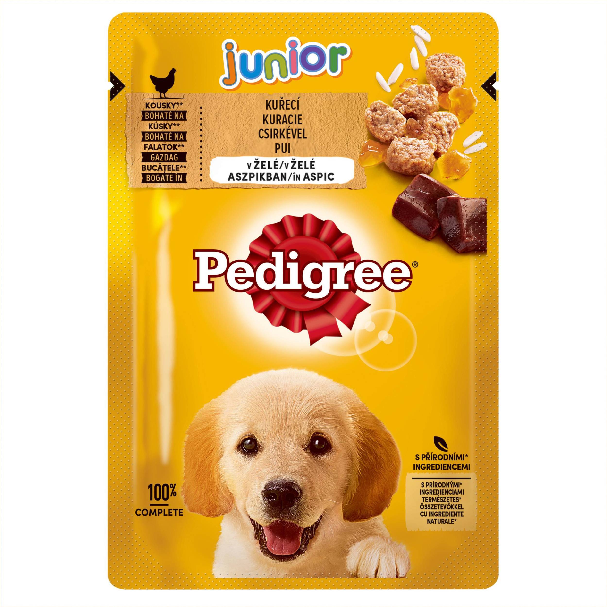 Svět zvířat - Pedigree kapsle junior želé kuře + rýže 100 g