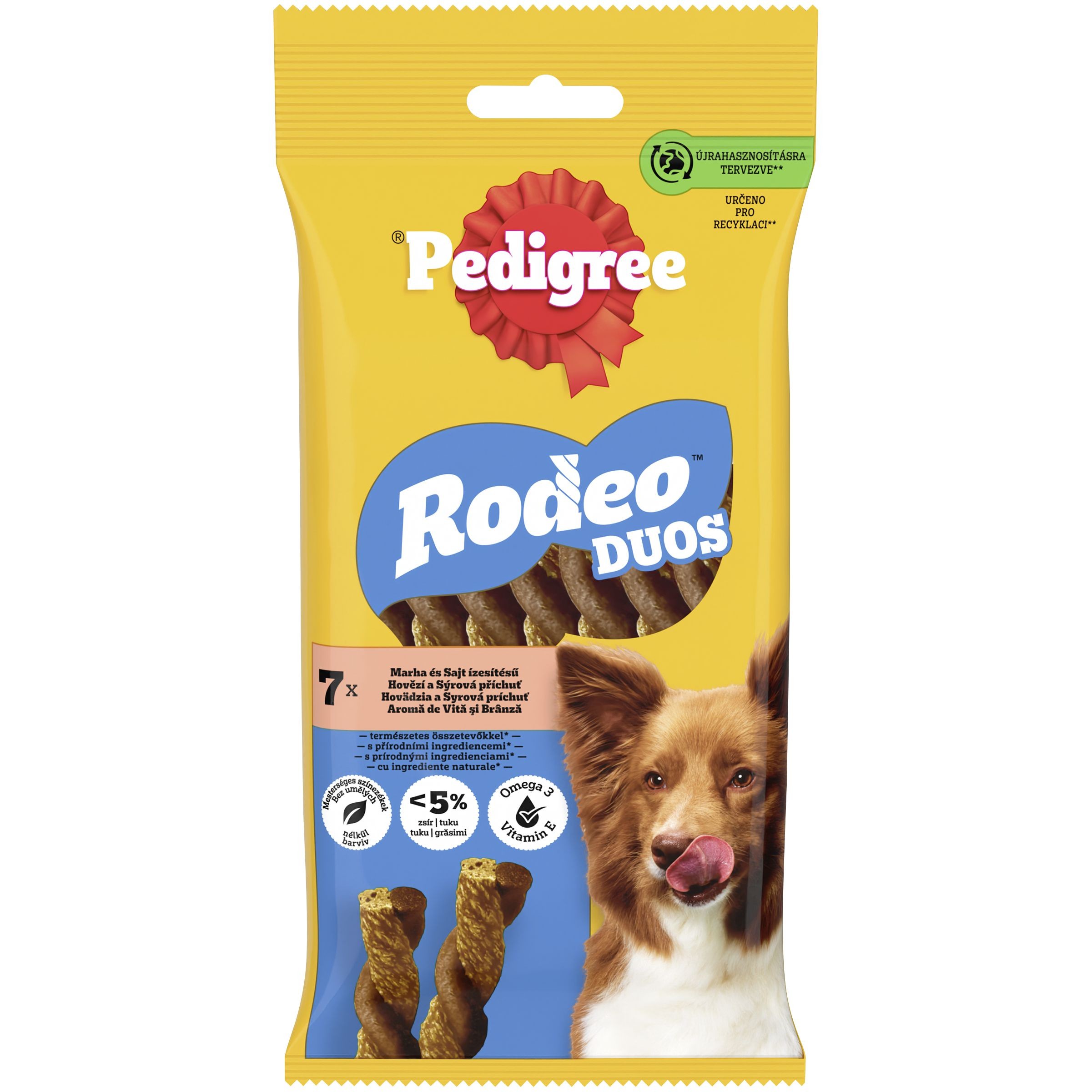 Svět zvířat - Pedigree Rodeo duos kuřecí se slaninou 123 g