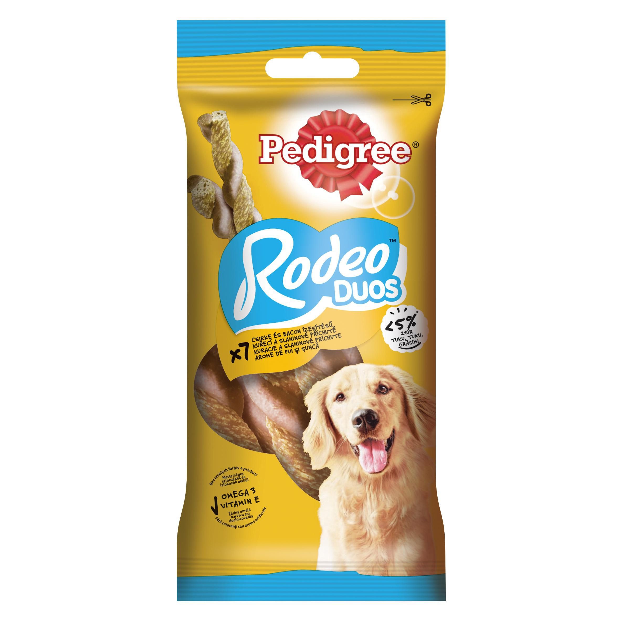 Pedigree Rodeo duos kuřecí se slaninou 123 g-0