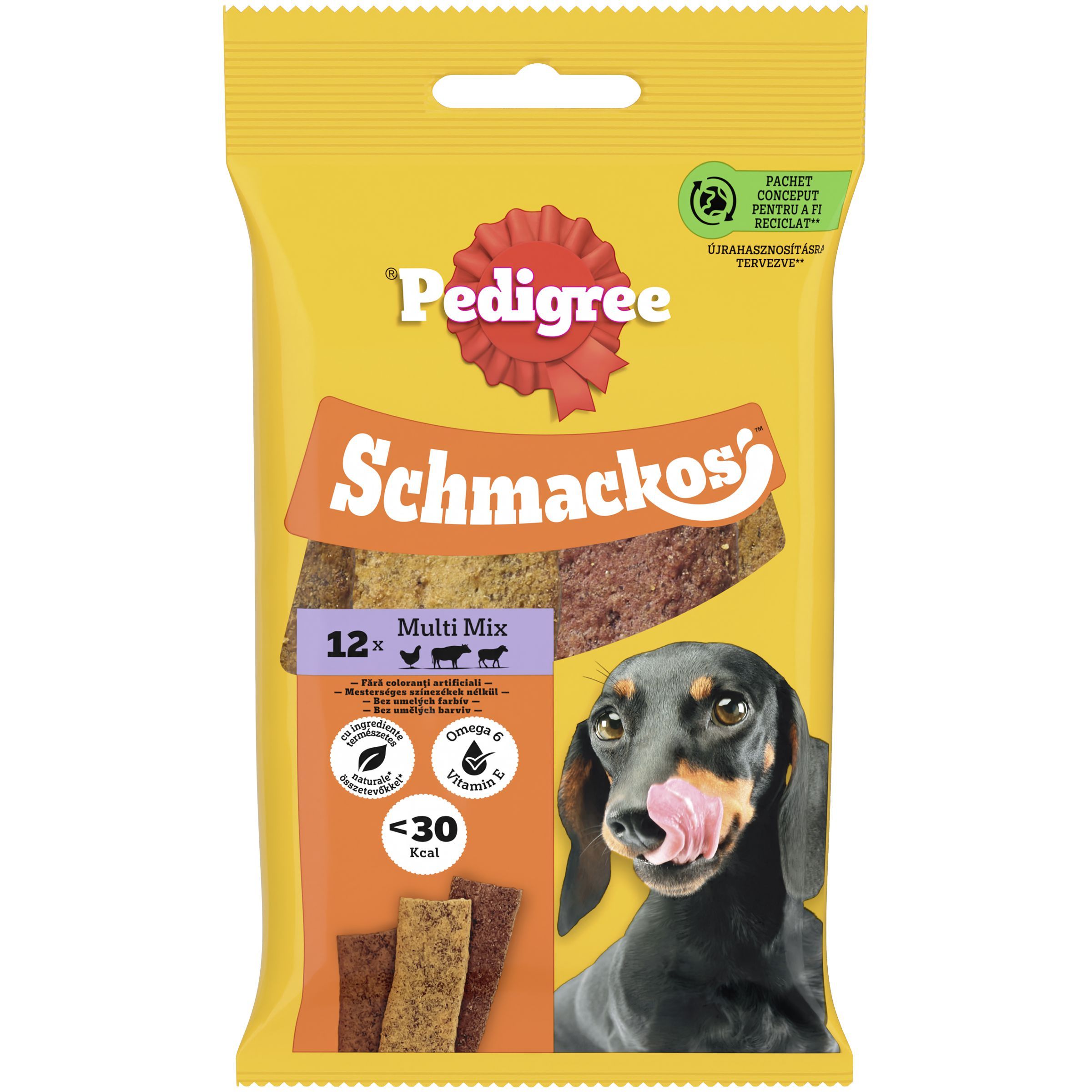 Svět zvířat - Pedigree Schmackos Lahodné jemné plátky s hovězím 10ks 86 g