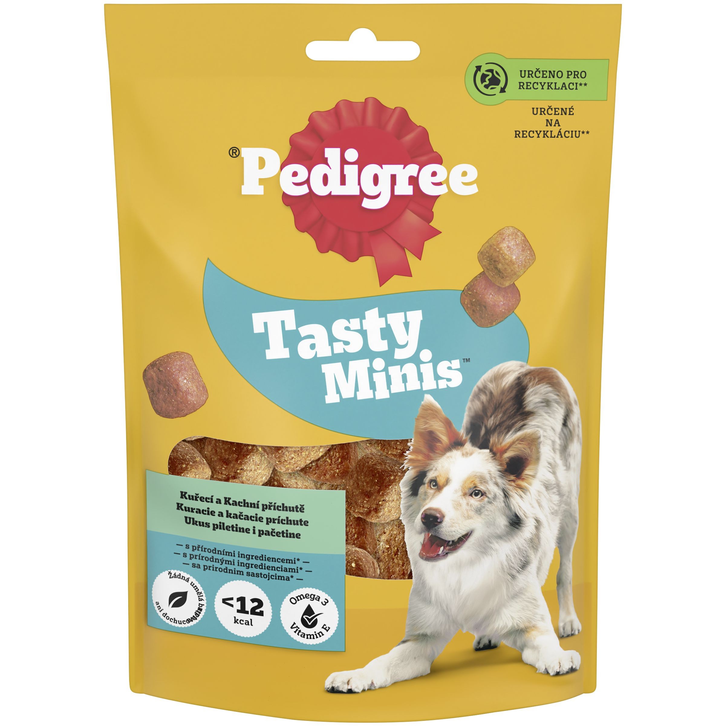 Svět zvířat - Pedigree Tasty Bites Doplňkové krmivo pro dospělé psy s kuřecím 130 g