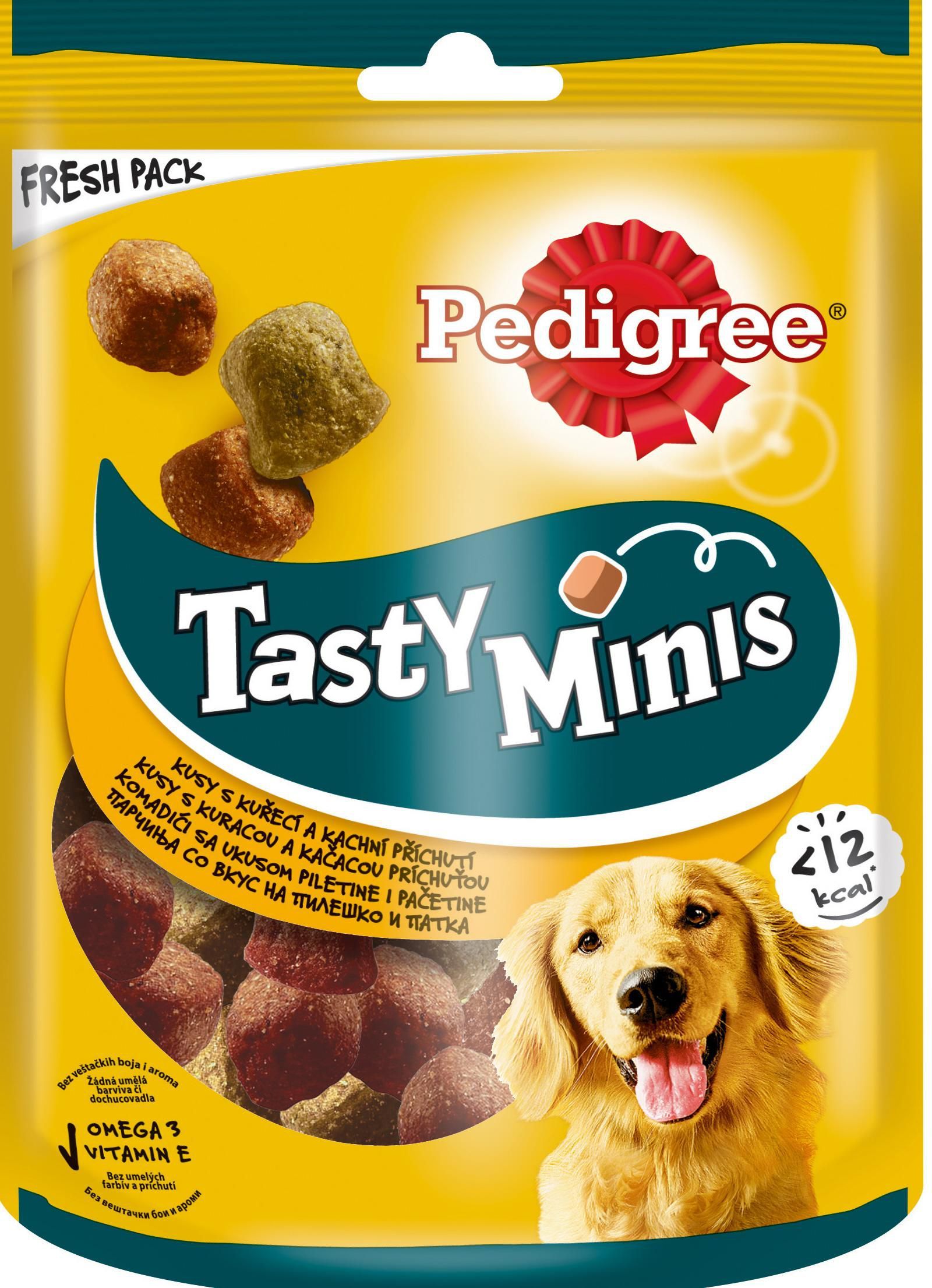 Pedigree Tasty Bites Doplňkové krmivo pro dospělé psy s kuřecím 130 g-0