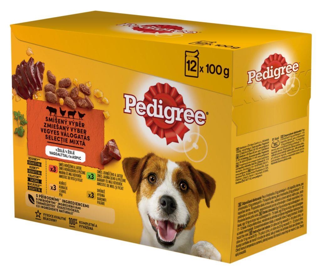 Svět zvířat - Pedigree Vital Protection 100% kompletní výživa v želé 12x100 g