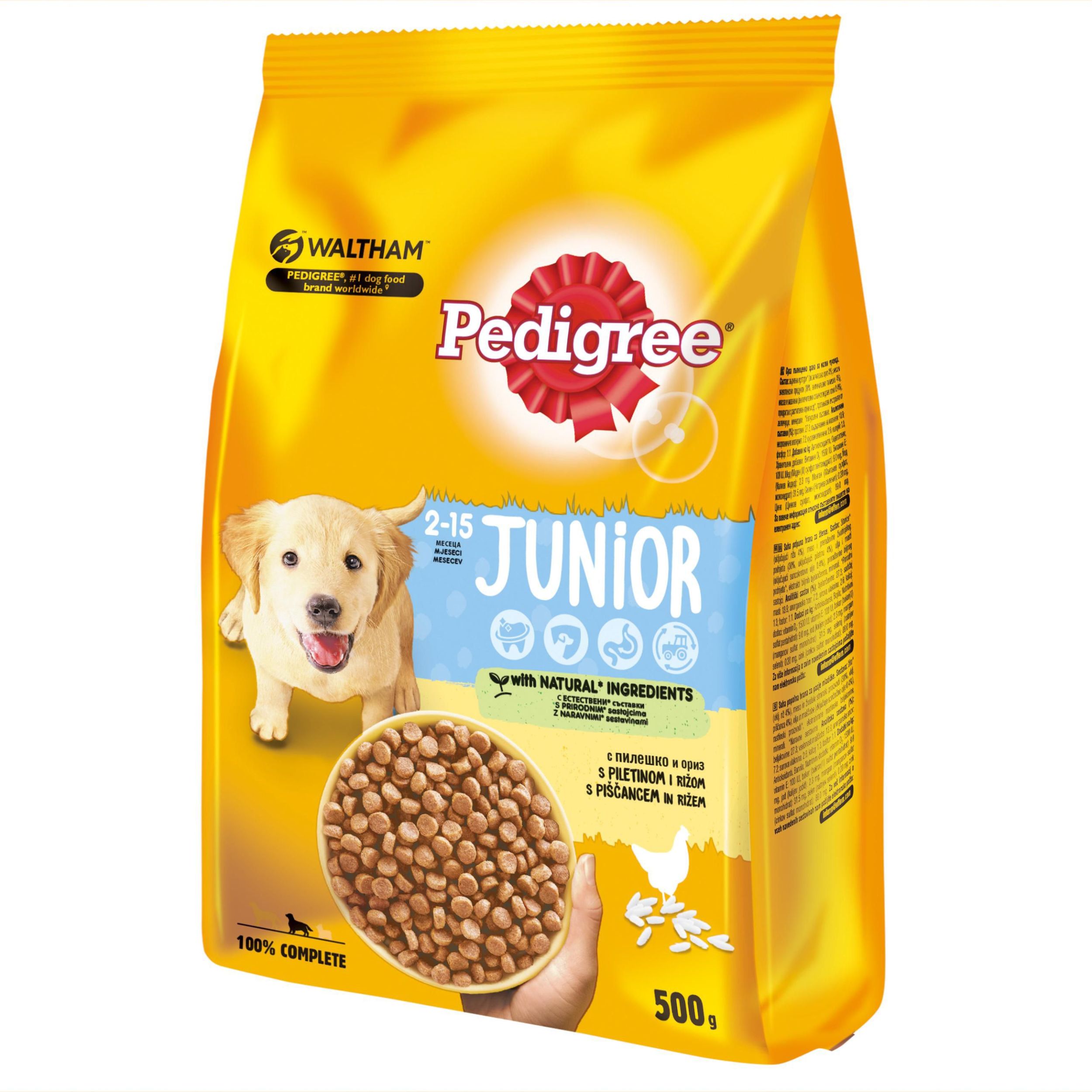 Svět zvířat - Pedigree Vital Protection Junior kuřecí a rýží 500 g