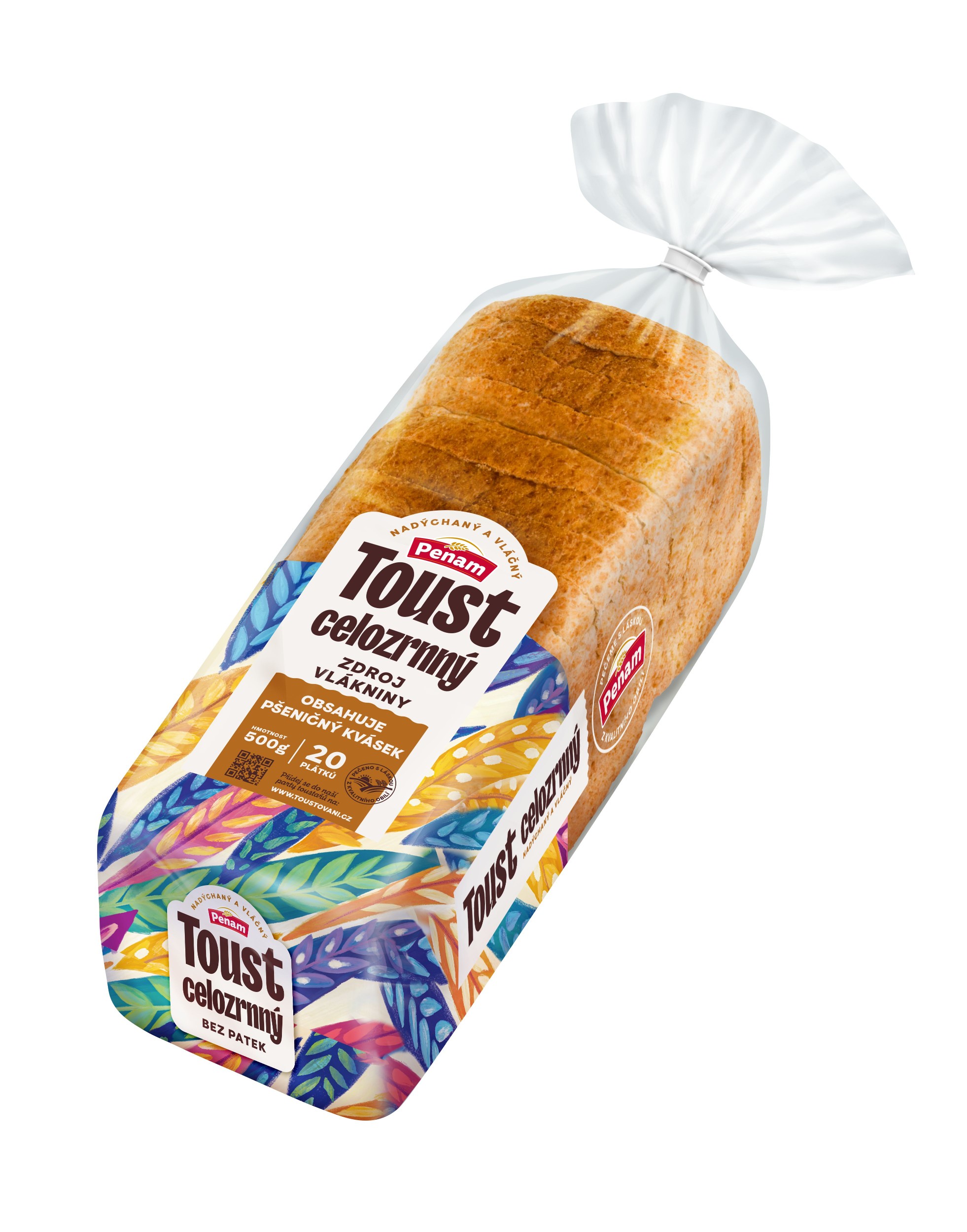 TOP produkty - Penam Chléb toustový celozrnný 500 g