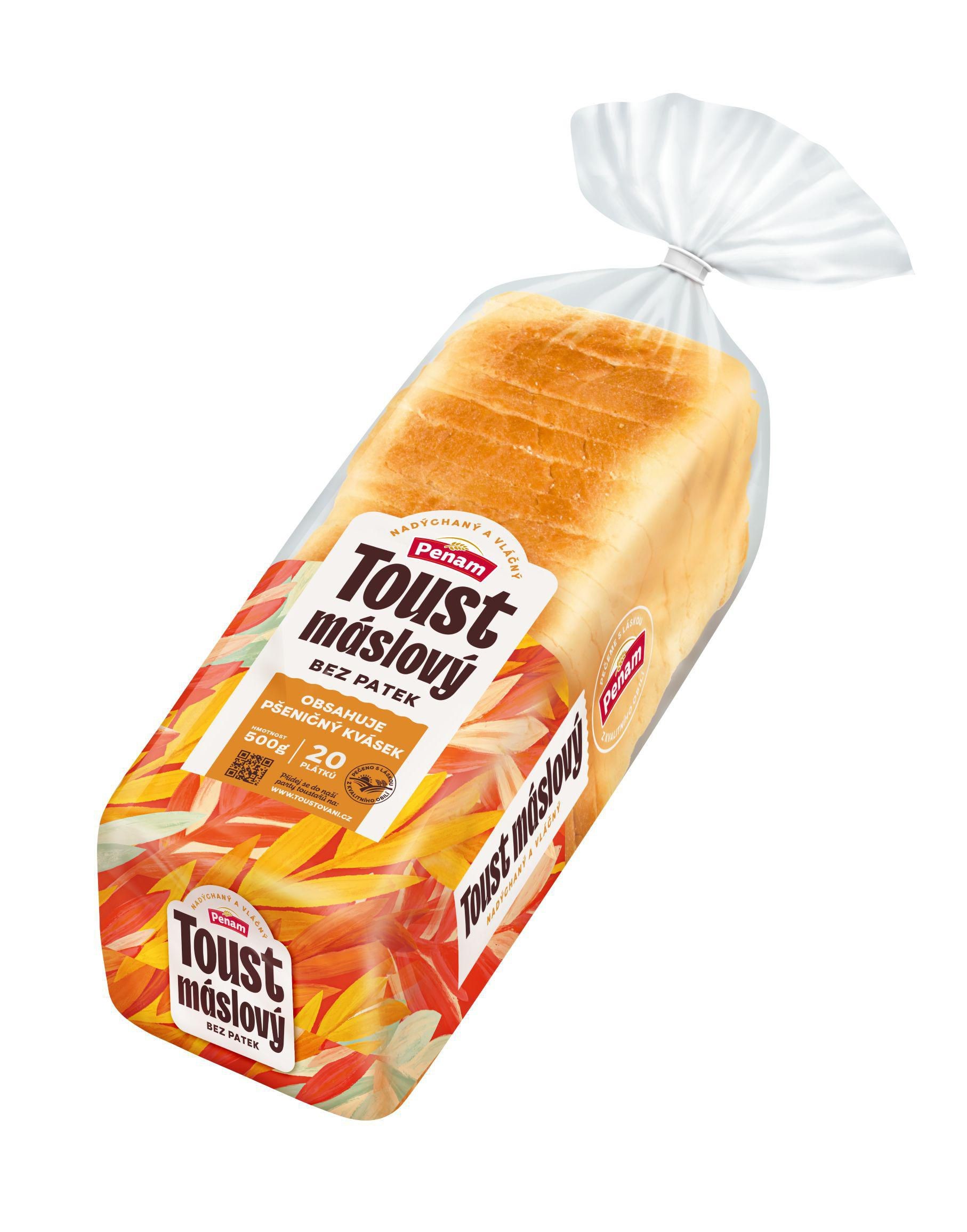 Pekárna a cukrárna - Penam Chléb toustový máslový 500 g