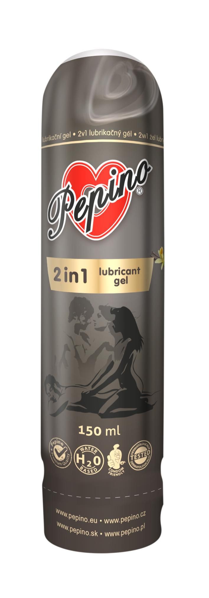 Drogerie a kosmetika - Pepino Lubrikační gel 2 v 1 s příjemnou vůní vanilky 150 ml