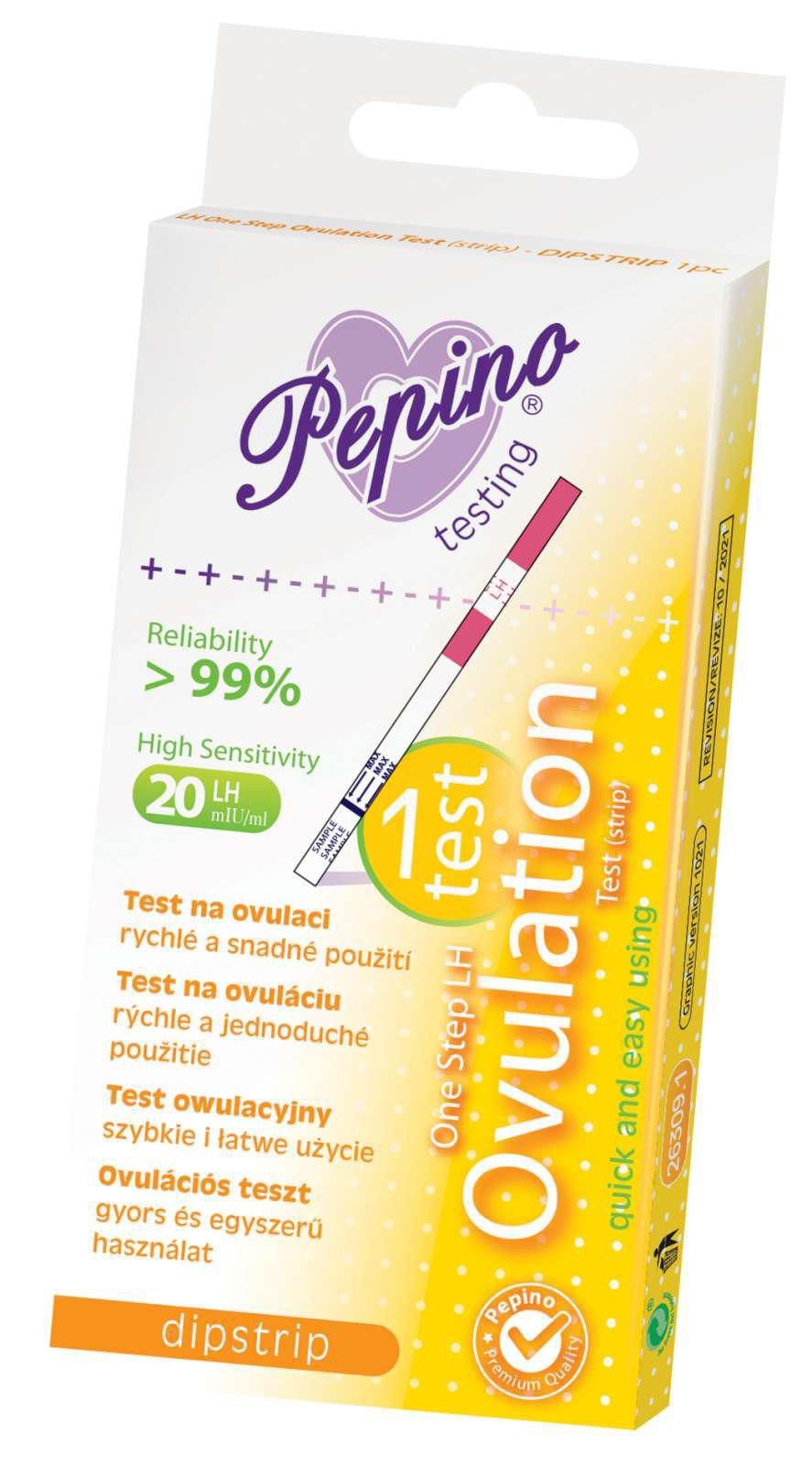 Svět dětí - PEPINO OVULAČNÍ TEST DIPSTRIP 1 KS