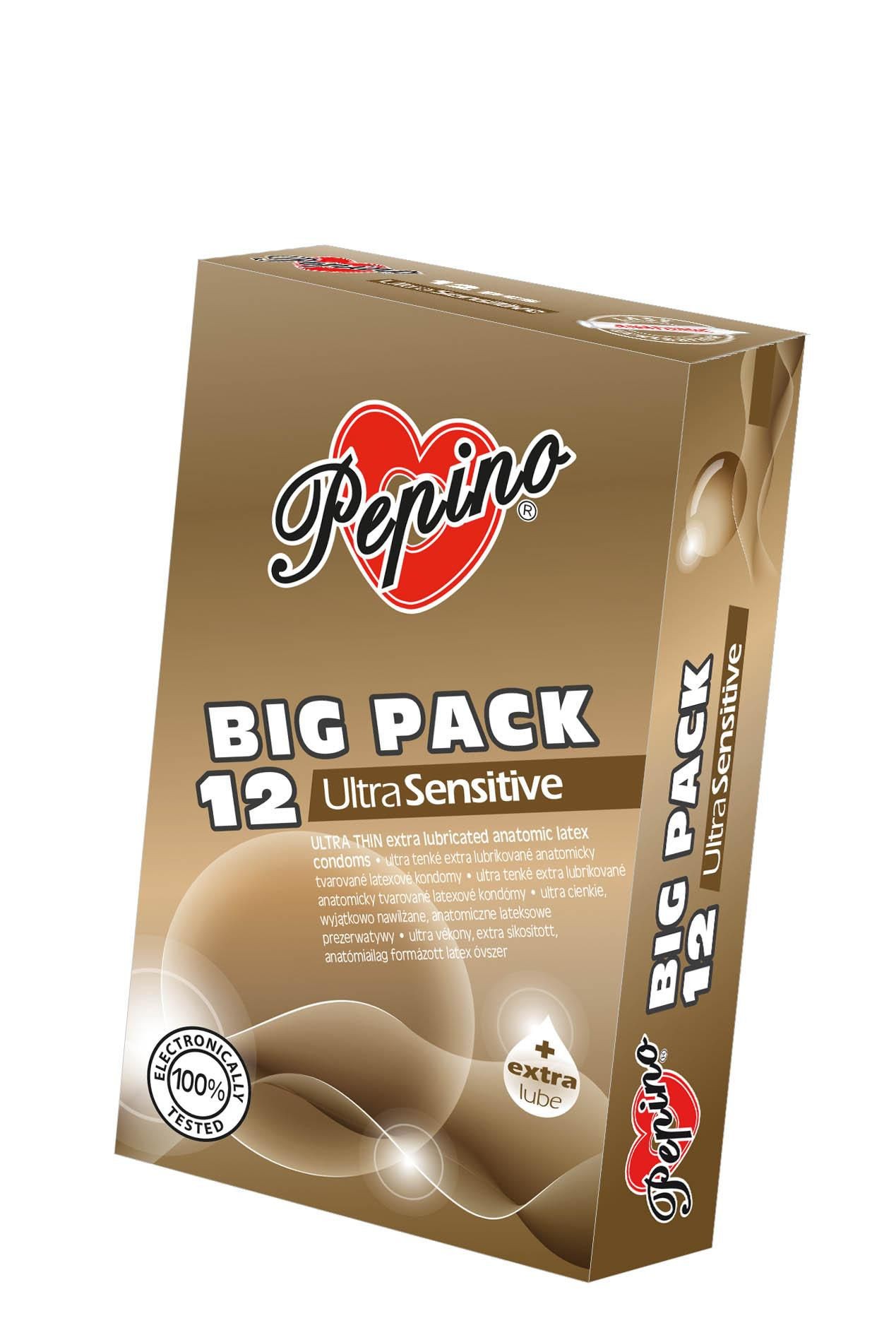 Drogerie a kosmetika - Pepino Ultra sensitive anatomicky tvarované kondomy 12 ks