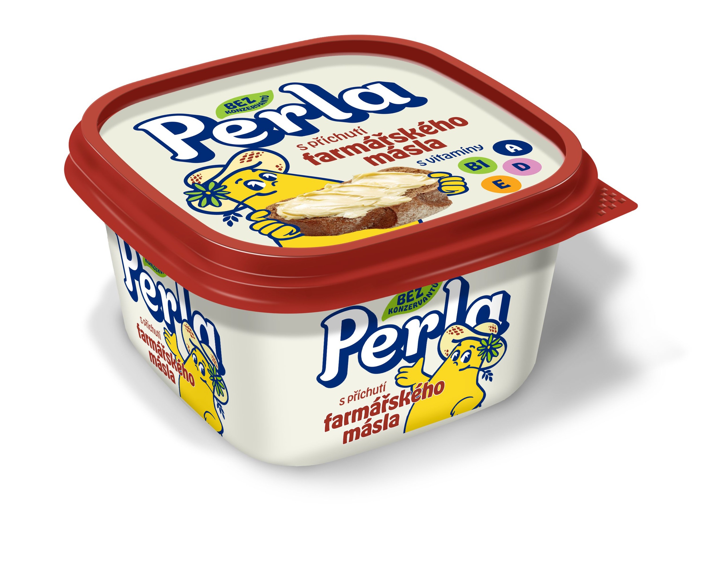 Mléčné a chlazené - Perla s příchutí farmářského másla 450g