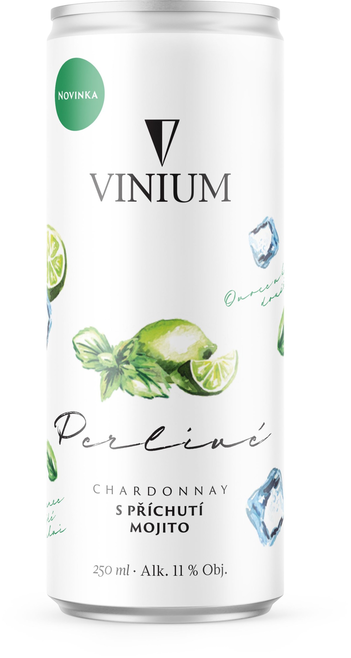Nápoje - Perlivé Chardonnay s příchutí Mojito 250ml