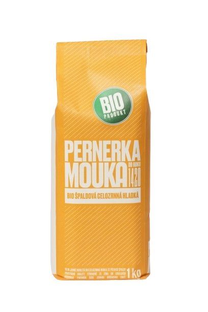 Trvanlivé potraviny - Pernerka BIO Špaldová celozrnná hladká 1 kg