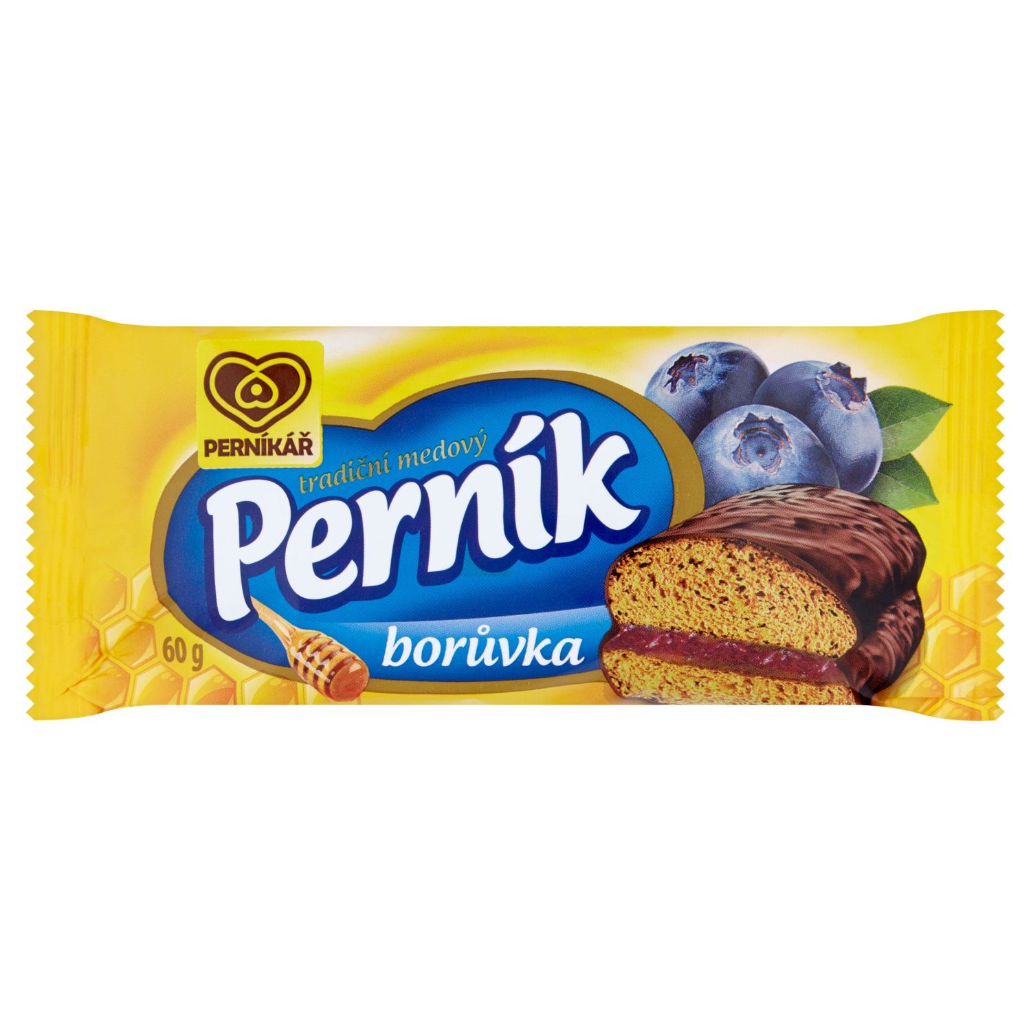 Trvanlivé potraviny - Perníkář Tradiční medový perník borůvka 60g