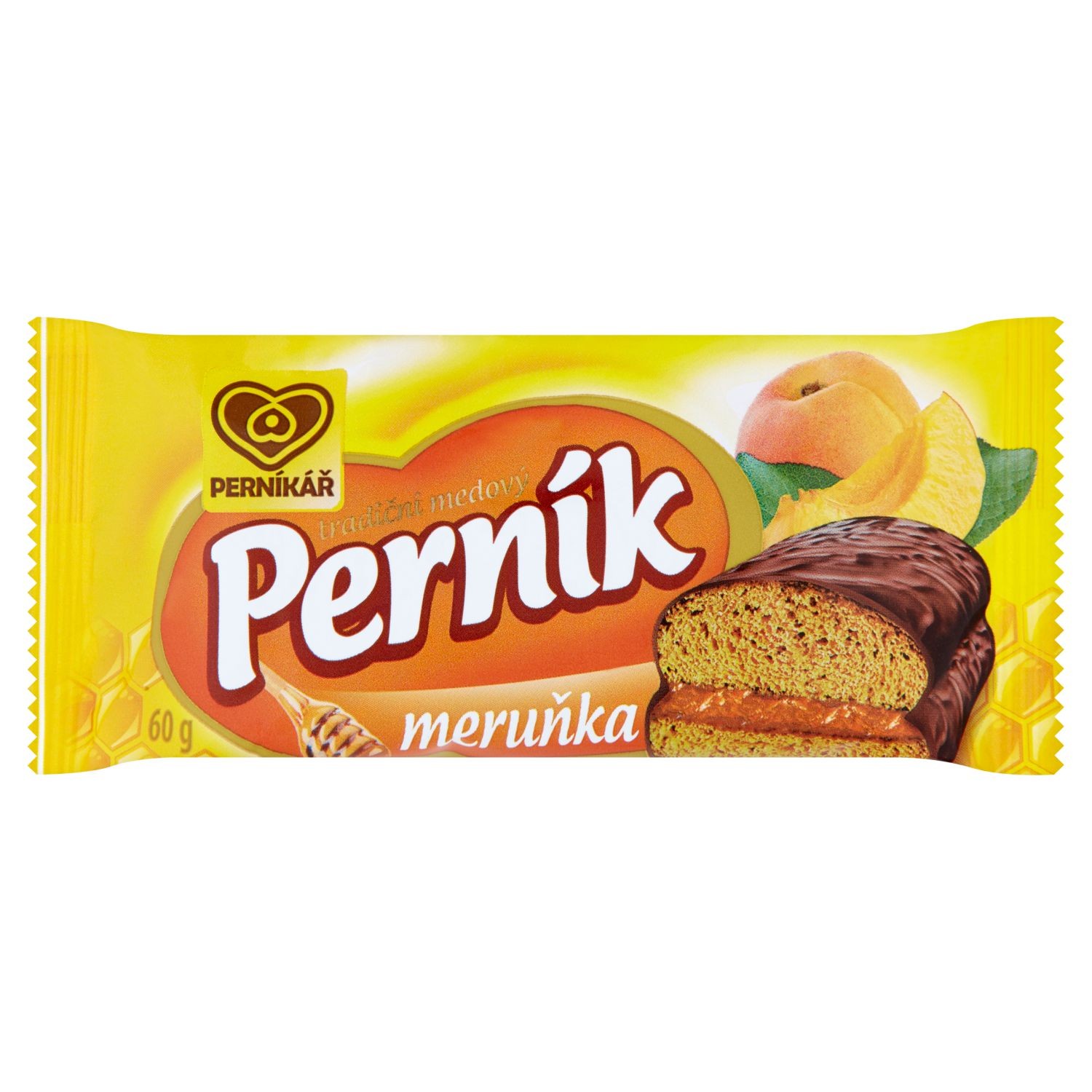 Trvanlivé potraviny - Perníkář Tradiční medový perník meruňka 60g