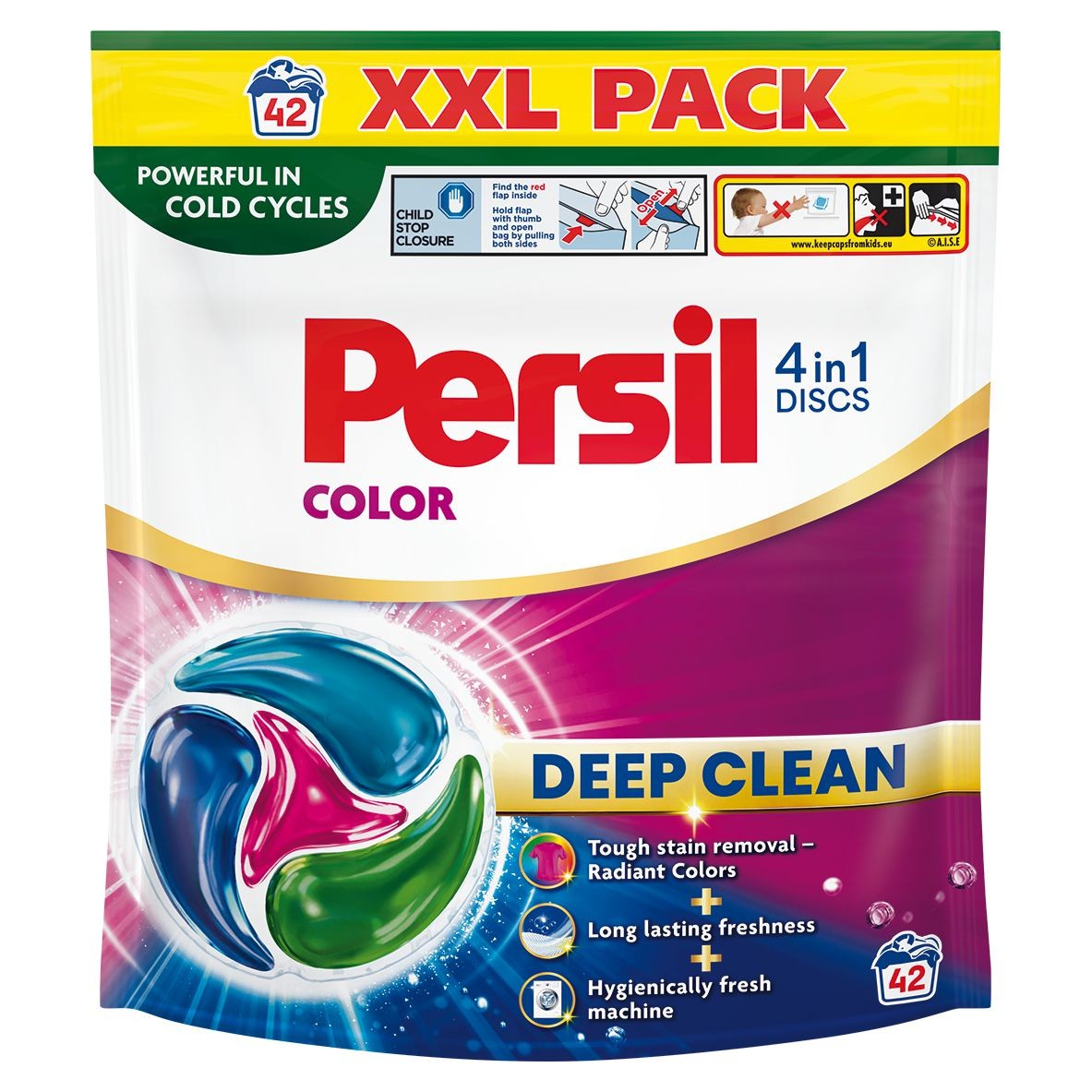 Drogerie a kosmetika - Persil Discs Color 42dávek