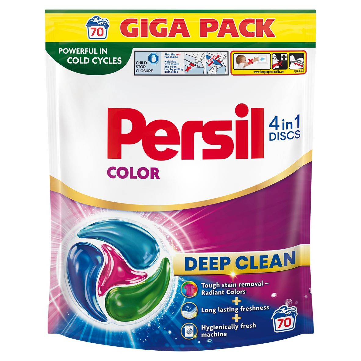 Drogerie a kosmetika - PERSIL DISCS COLOR 70dávek