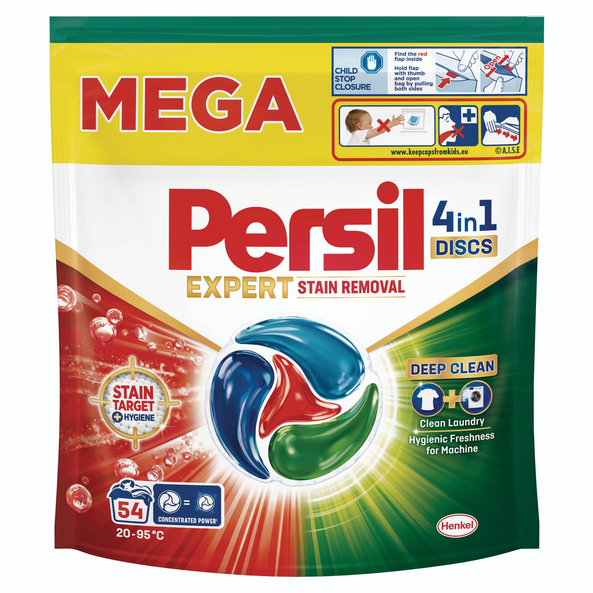 Drogerie a kosmetika - Persil Discs Expert Stain Removal 54 praní