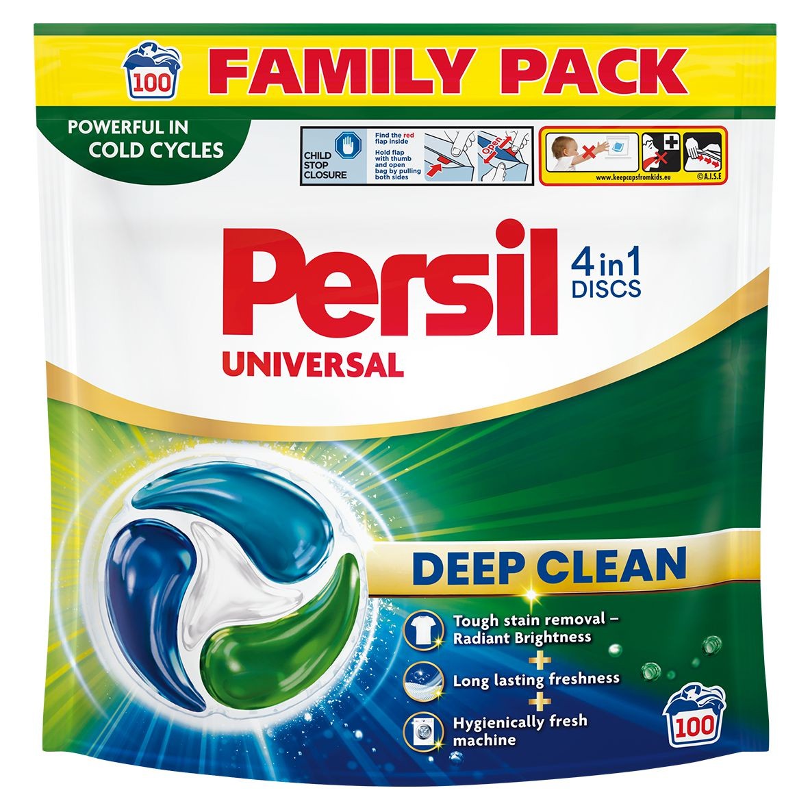 Drogerie a kosmetika - Persil Discs Universal 100dávek